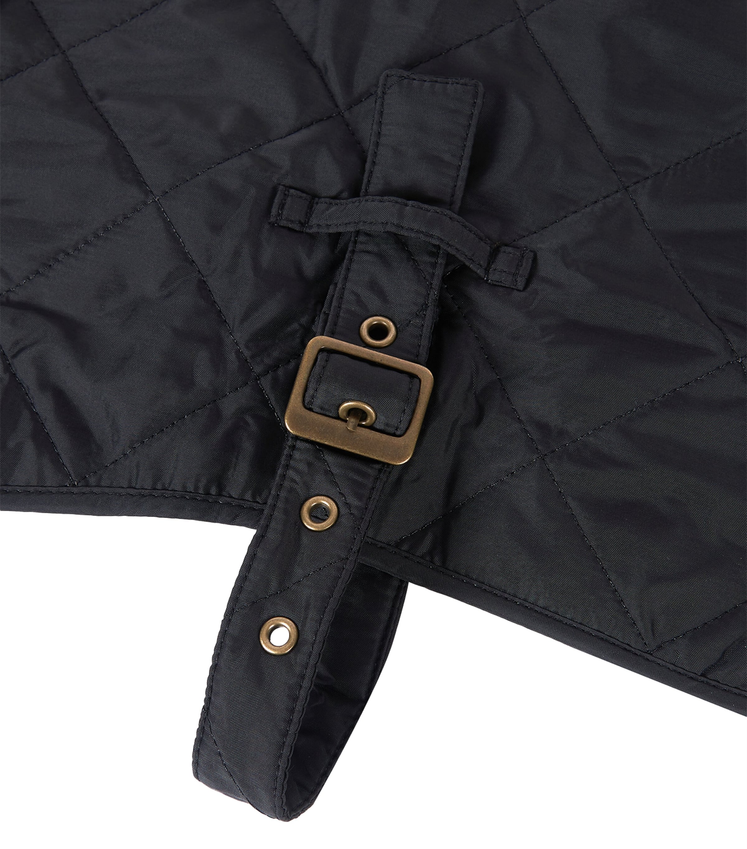 Quilted Dog Coat (XS) BLACK Image 3