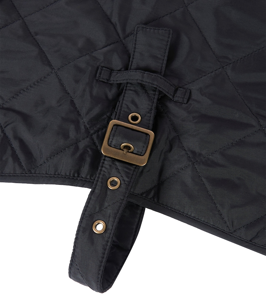 Quilted Dog Coat (XS) BLACK Image 3