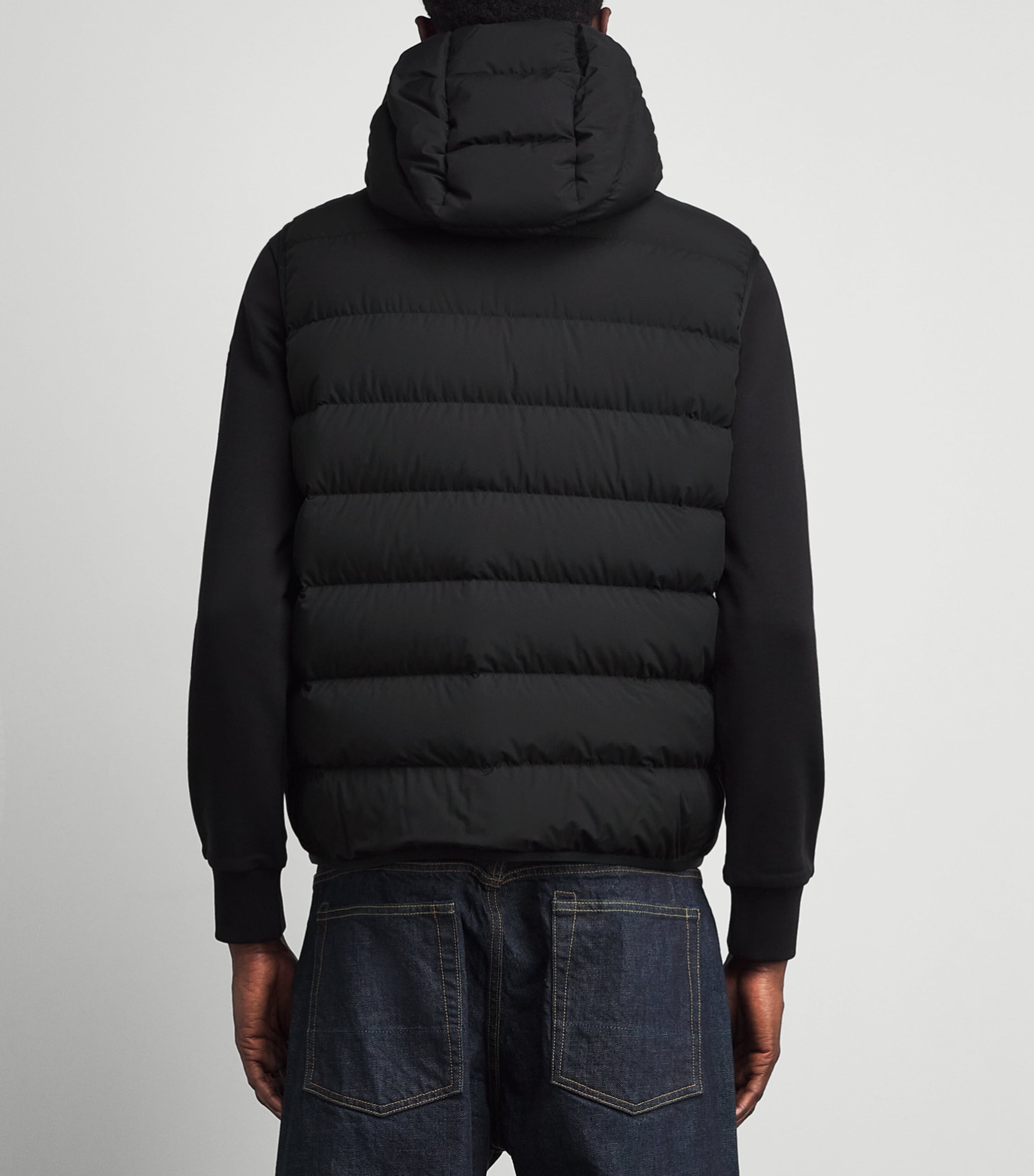 Moncler Mens Down Hooded Arinella Gilet Image 5