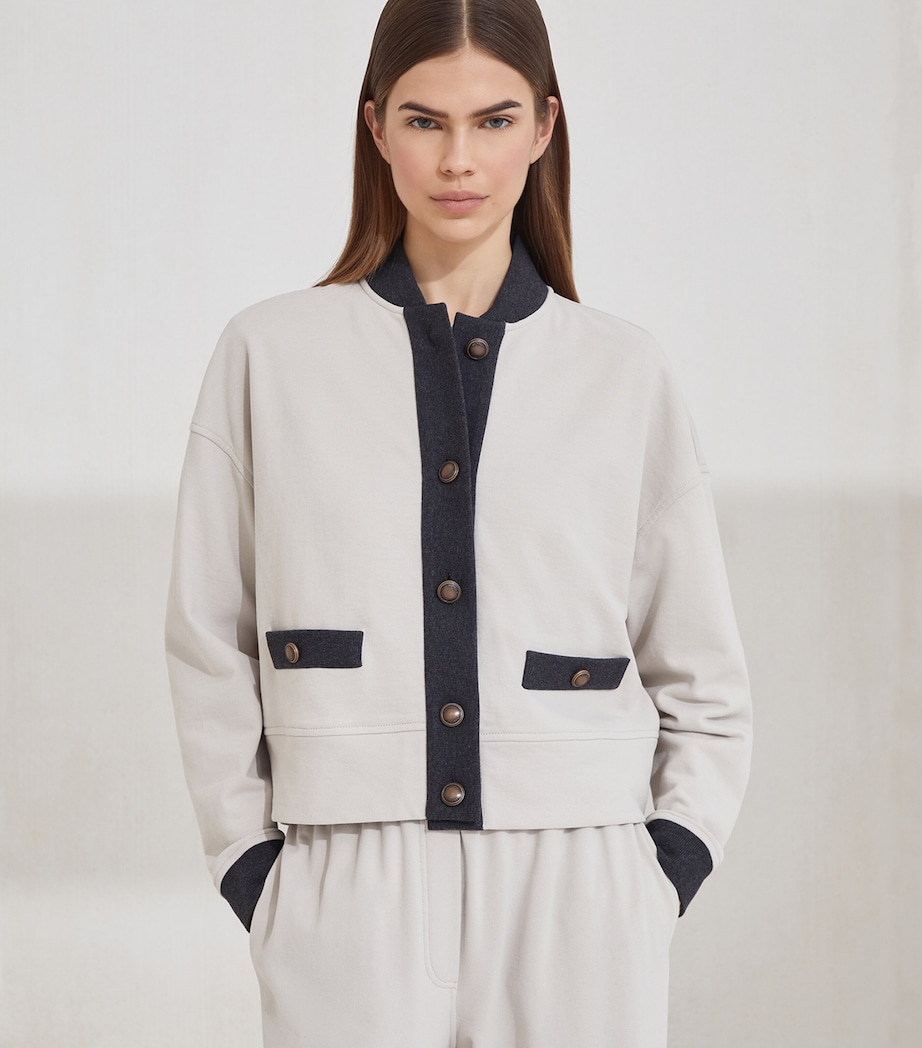 Cotton Terry Cardigan CRY36 Image 2