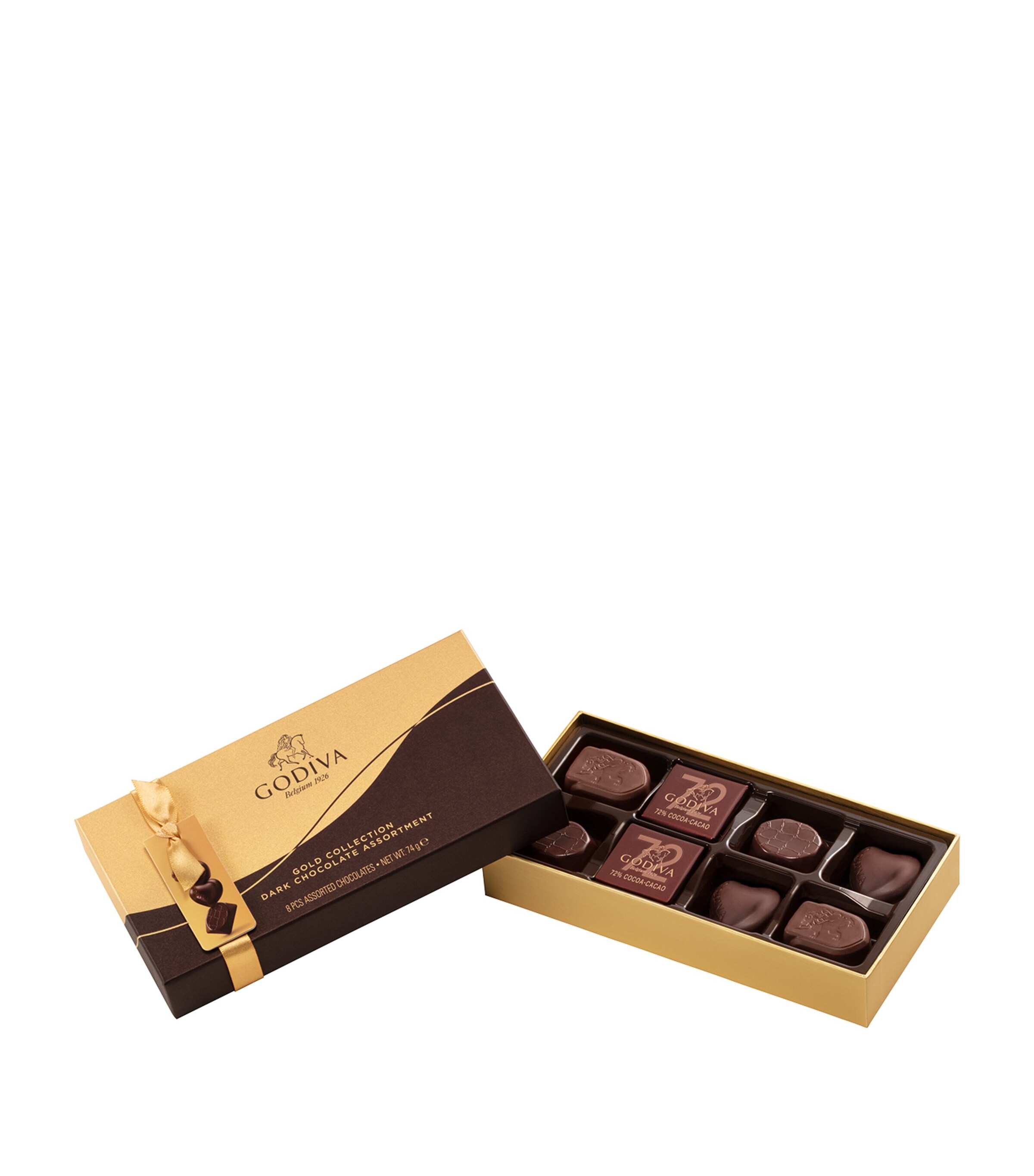 Godiva Godiva 8-Piece Dark Chocolate Assortment Gift Box Image 3