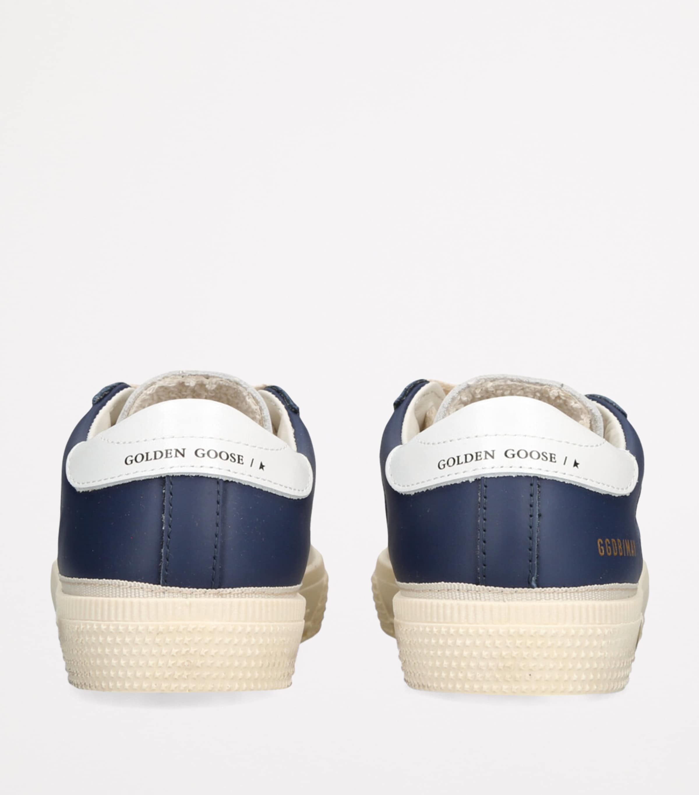 Leather May Sneakers WHITE/NAVY Image 2