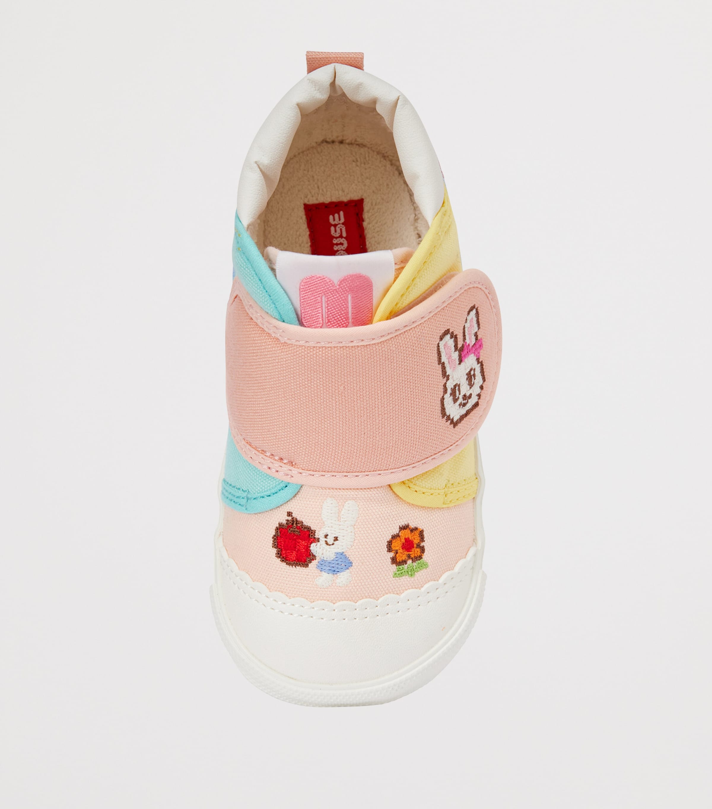 Miki House Canvas Embroidered Velcro Sneakers Image 8
