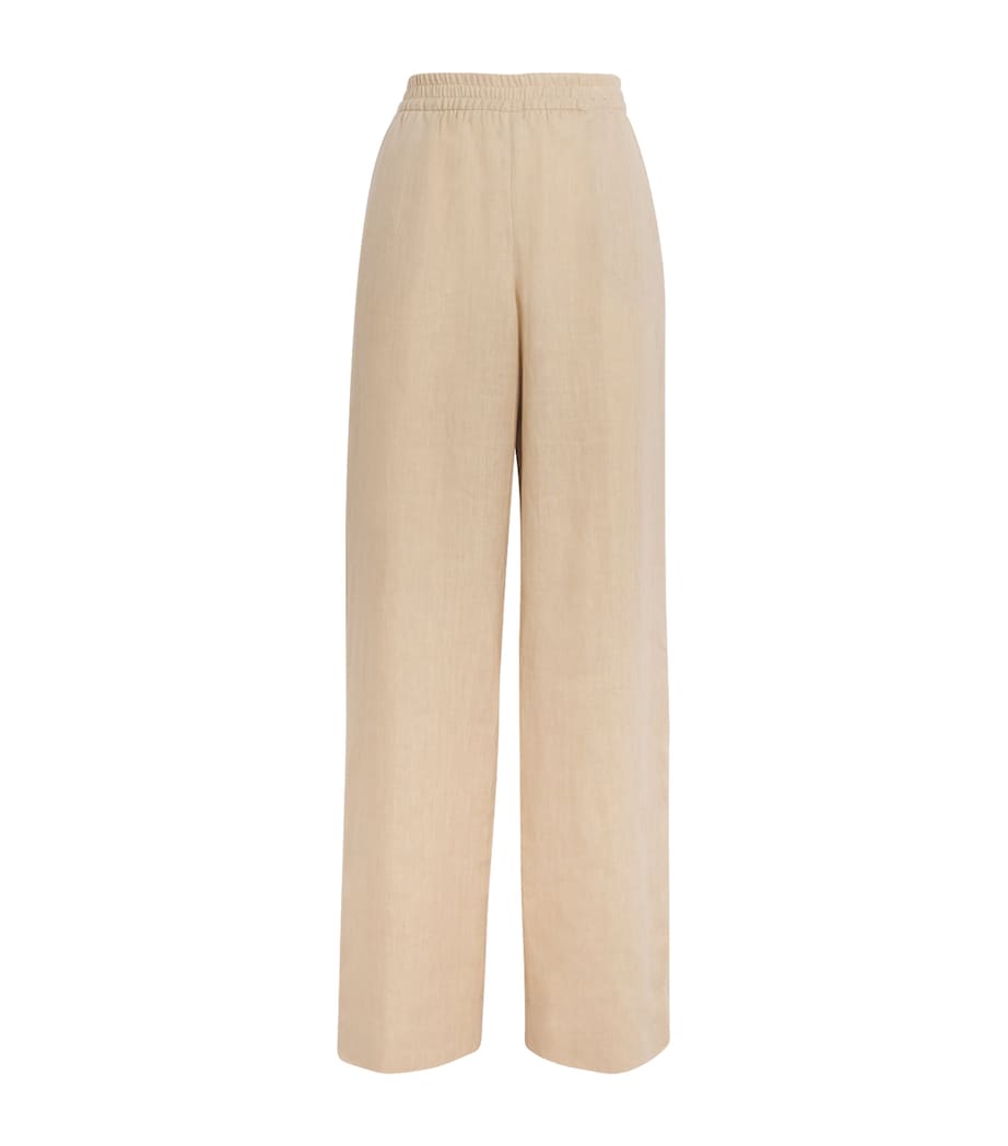 Linen Wide-Leg Trousers SABBIA Image 1