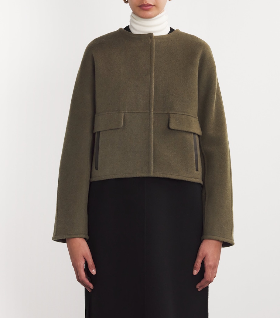 Wool-Cashmere Structured Jacket A2108 Image 3