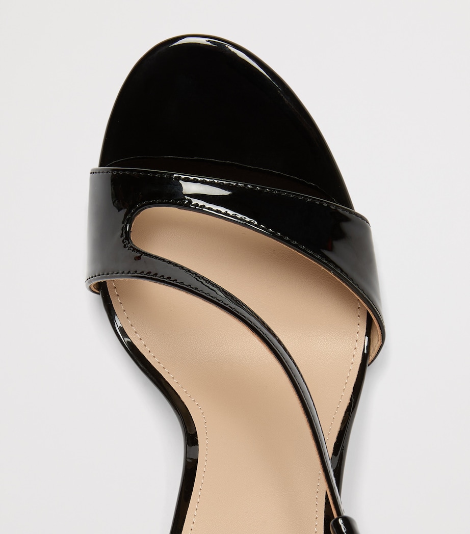 Marina Rinaldi Mirror-Finish Sandals 100 Black Image 5