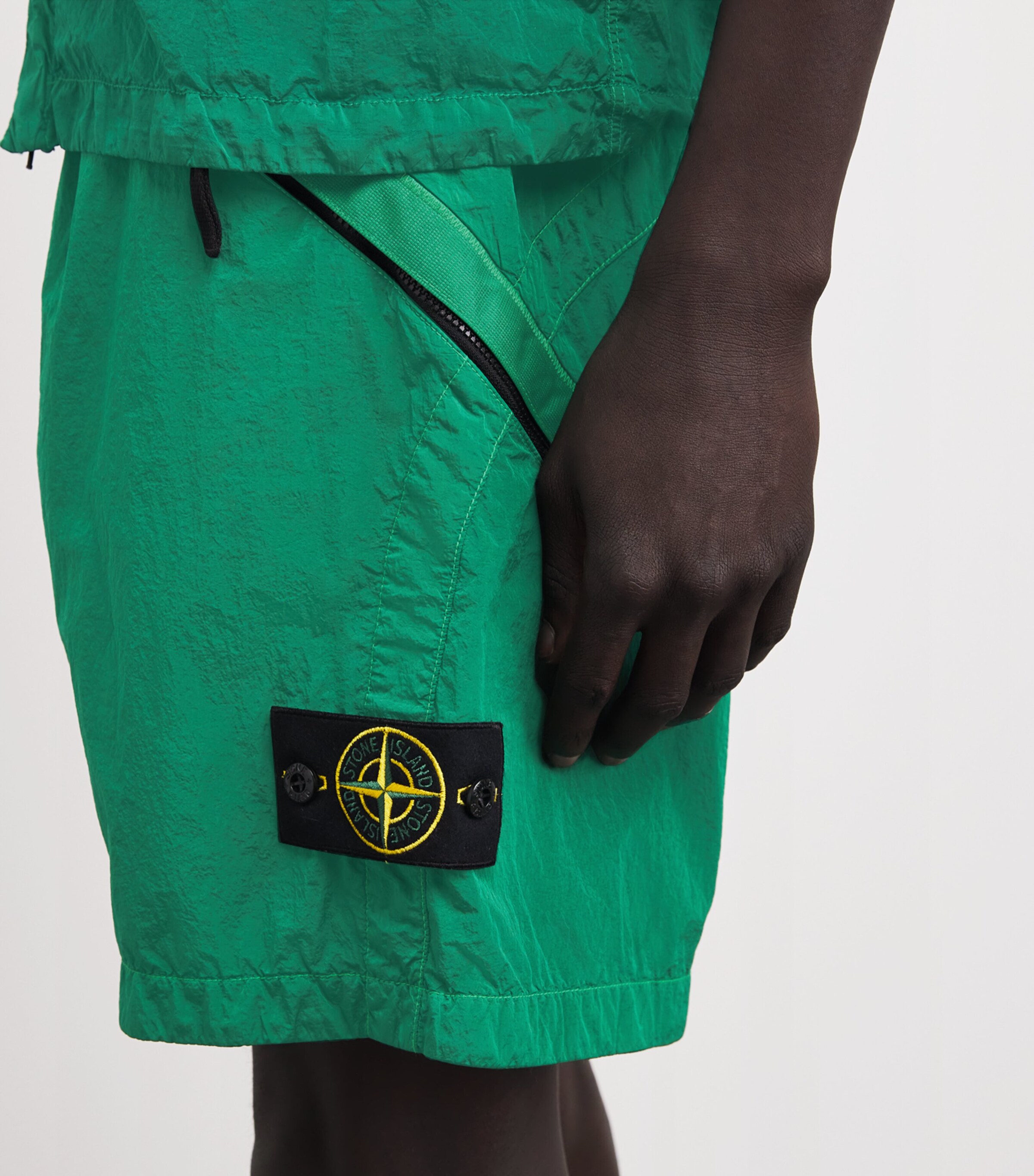 Stone Island Mens Nylon Bermuda Shorts Image 3