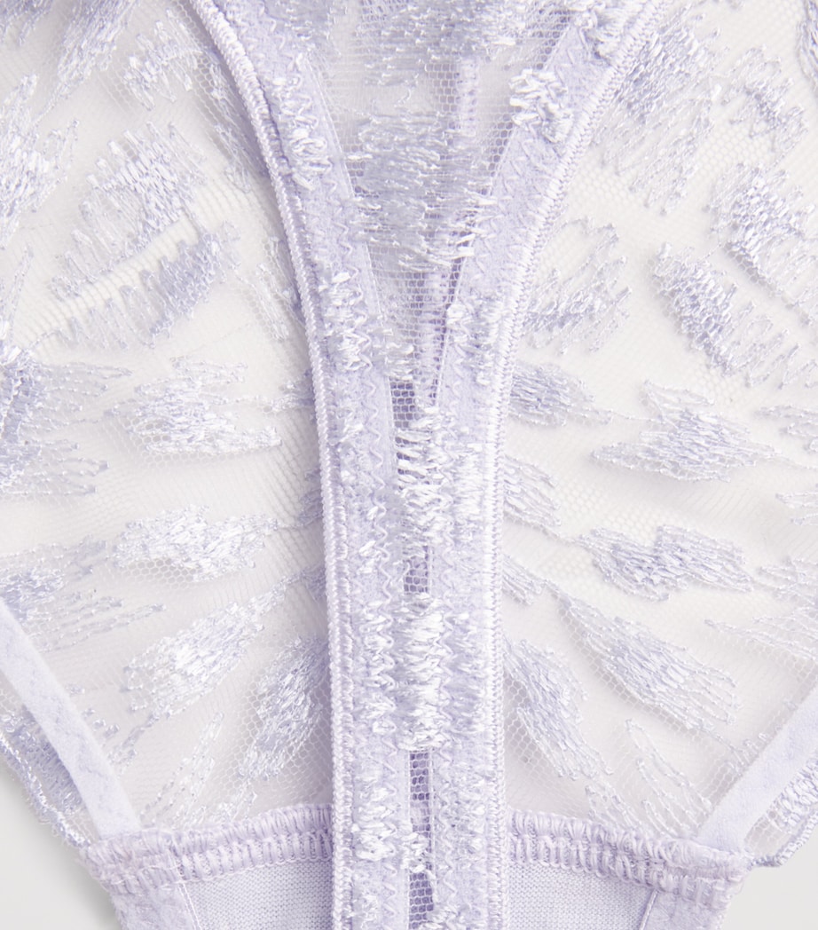 Aubade Womens Cotton Crazy in Love Tanga Wisteria Image 4