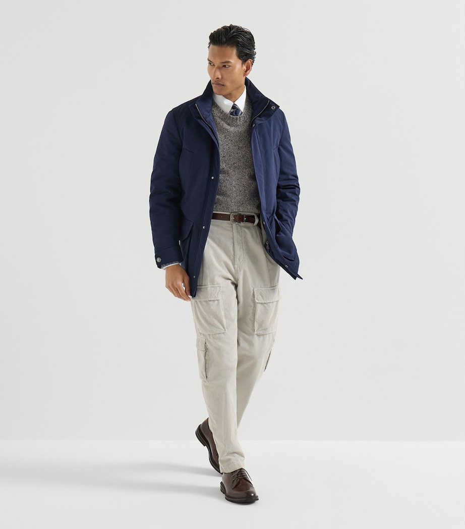 Brunello Cucinelli Mens Virgin Wool-Silk-Cashmere Sweater Image 5