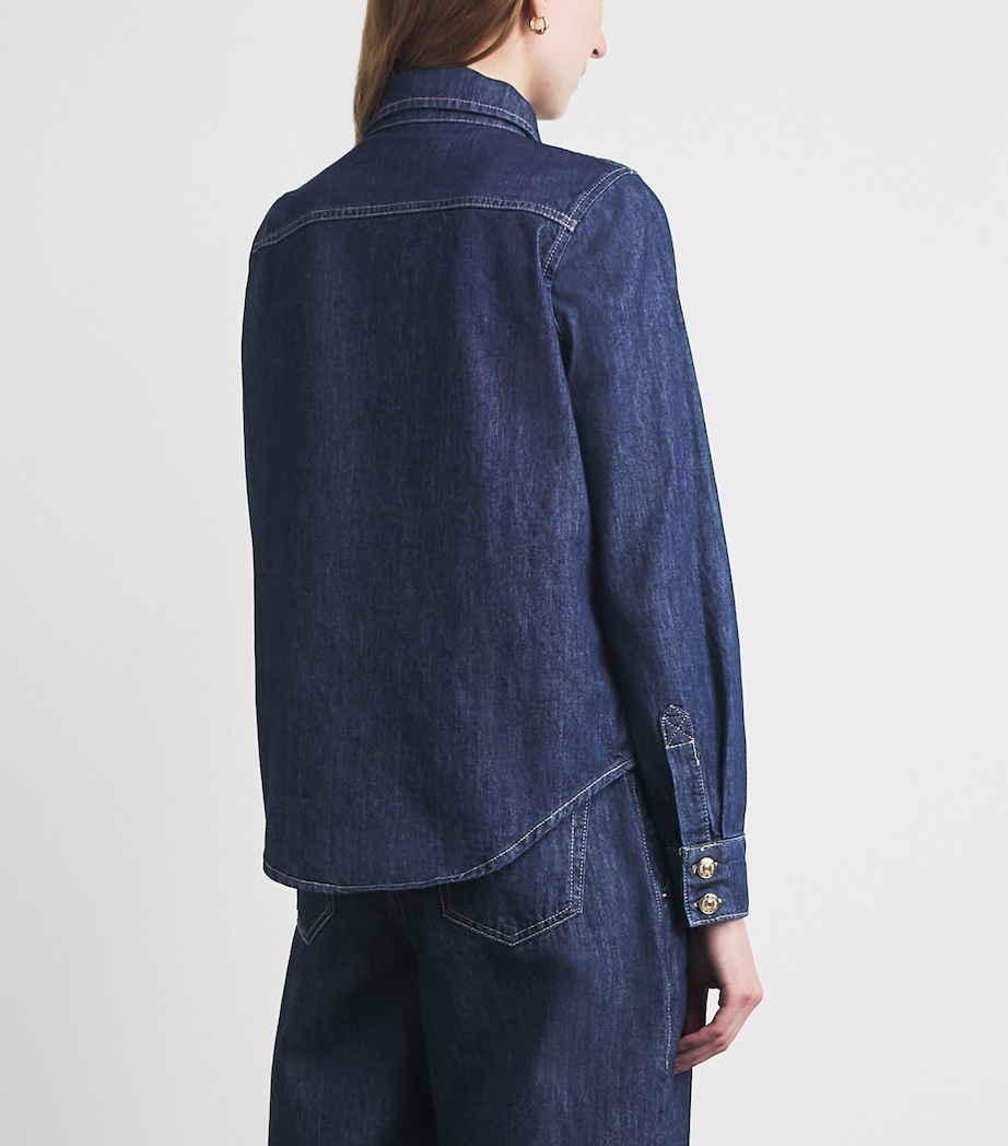 Claudie Pierlot Womens Denim Shirt Blue Denim Image 5