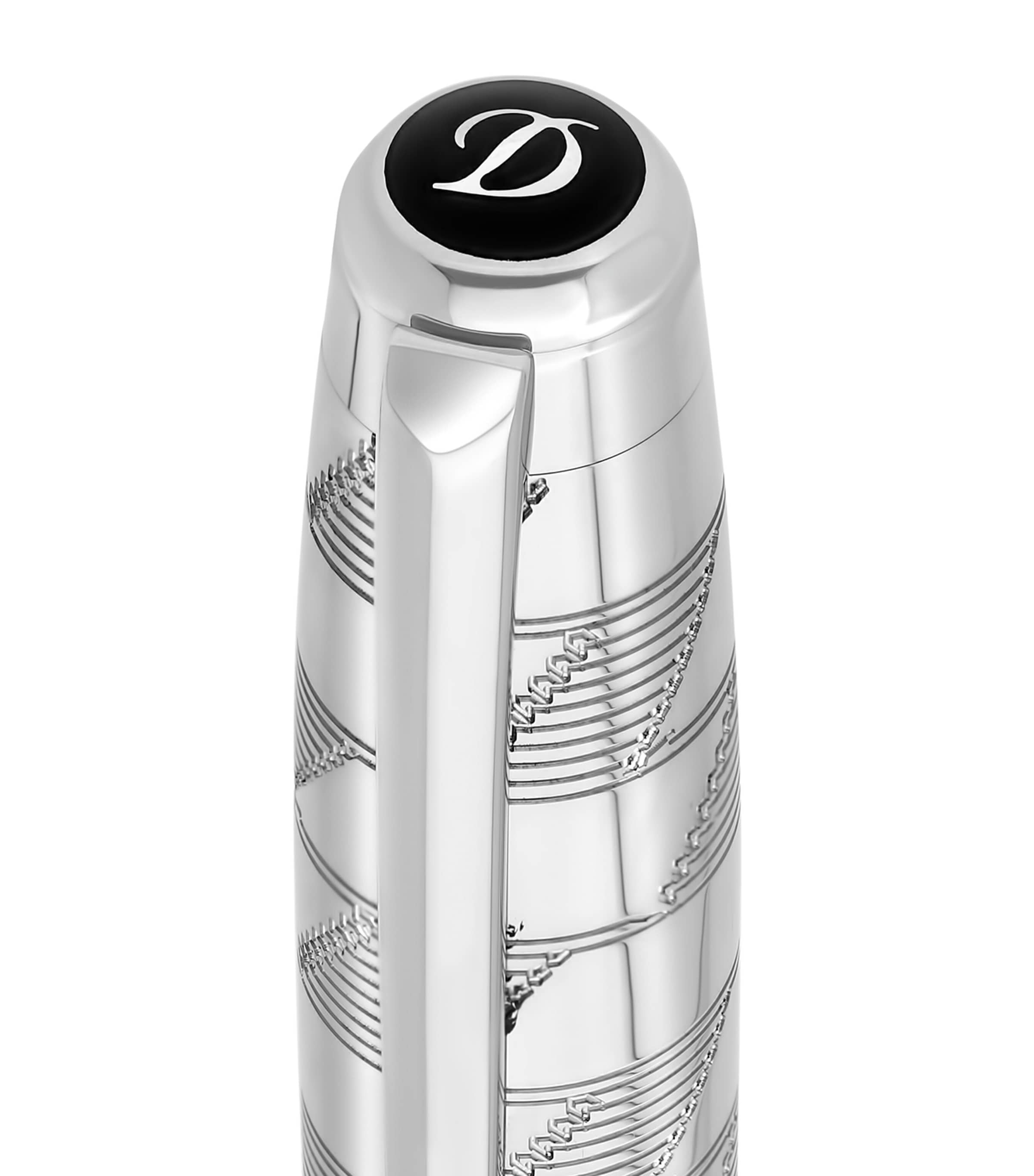 Large Line D Eternity Monogram 1872 Ballpoint Pen PALLADIUM Image 4