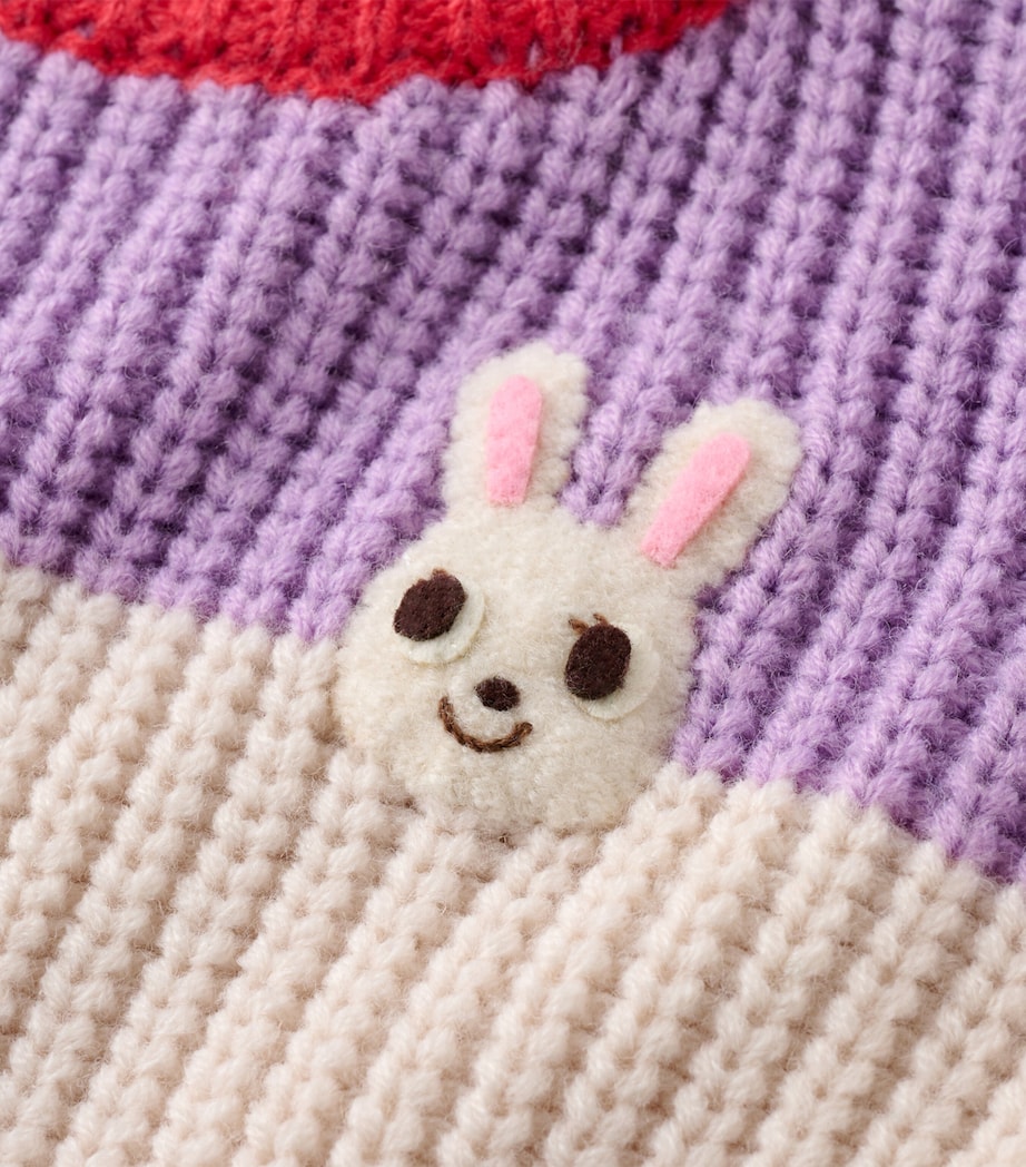 Colour-Block Bunny Sweater (2-7 Years) 8 Image 3