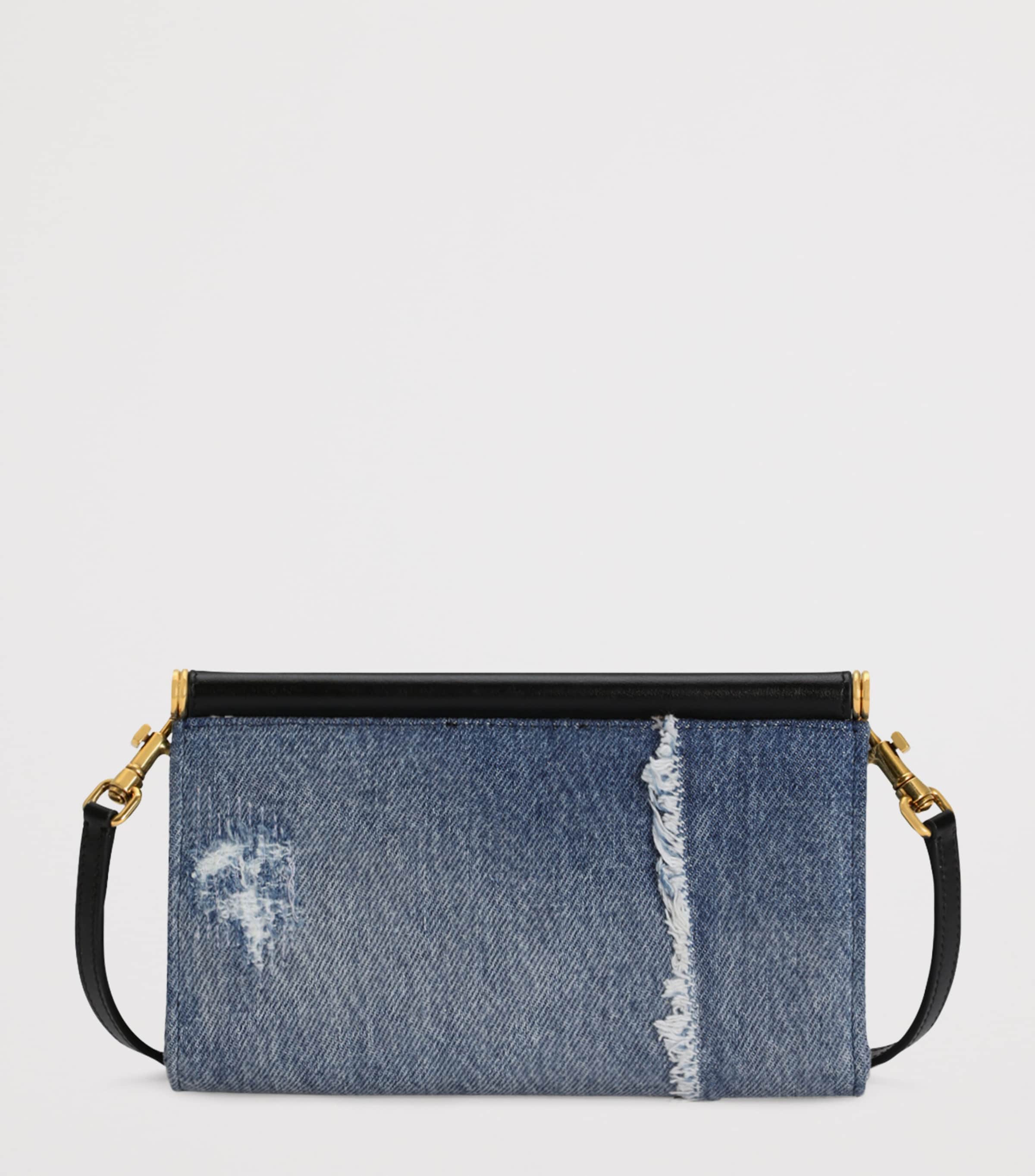 Denim Embellished Mini Bag 8C609-MULTICOLOUR Image 5