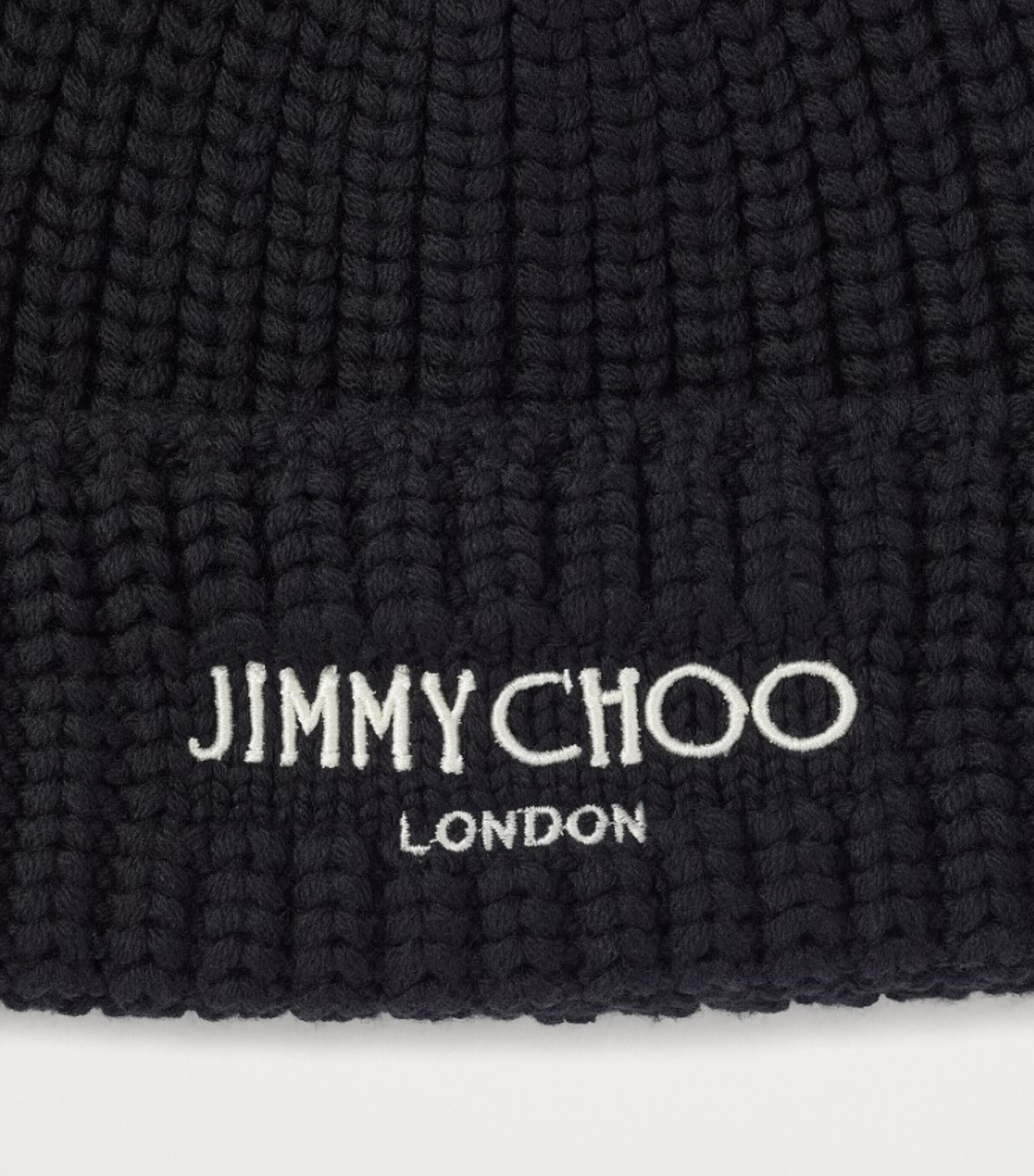 Yuki Virgin Wool Beanie S200 BLACK/ECRU Image 2