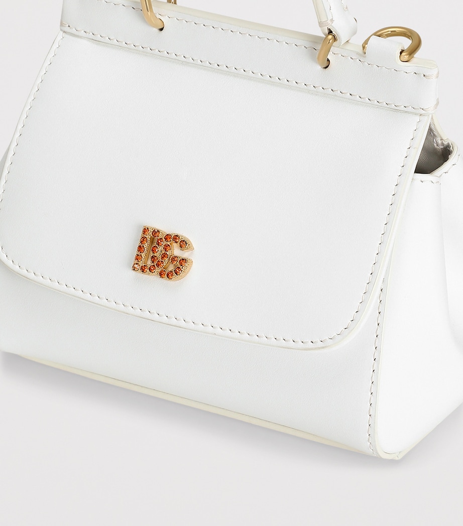 Mini Leather Sicily Shoulder Bag 8S936-MILK Image 5