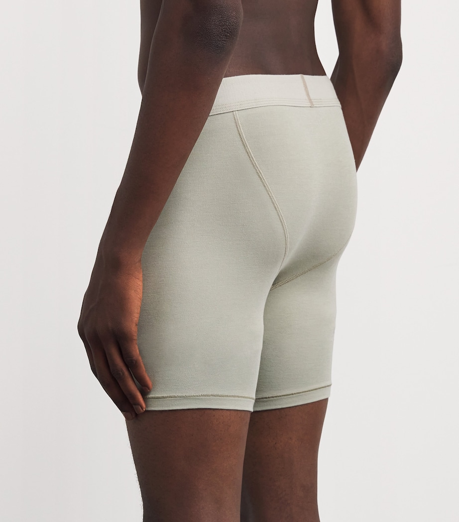 Stretch-Cotton Boxer Shorts (Pack of 3) ARMY MULTI Image 3