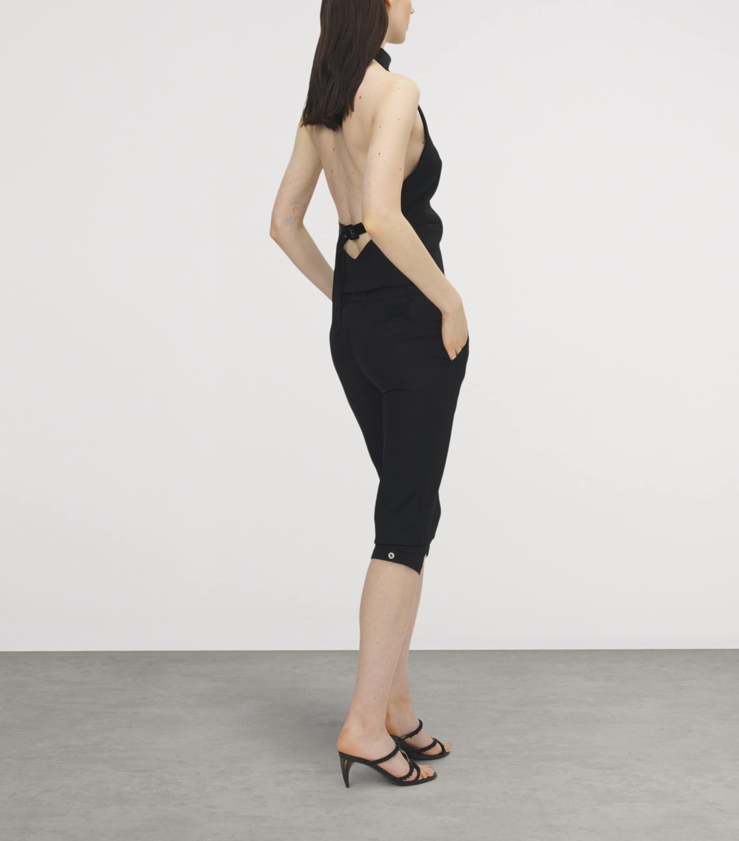 McQueen Womens Wool Halterneck Top Image 3