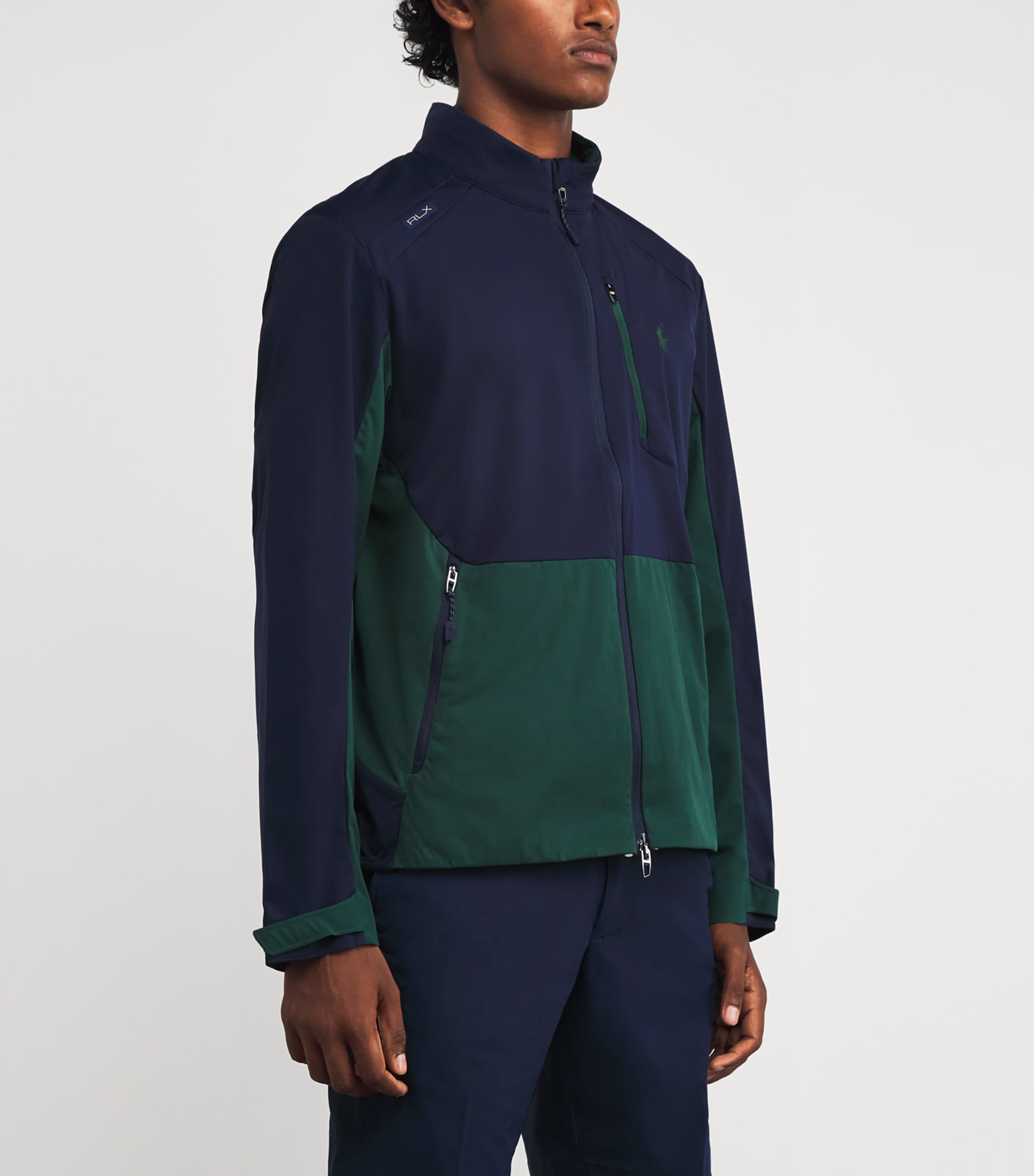 Colour-Block Packable Jacket REFINED NAVY Image 3