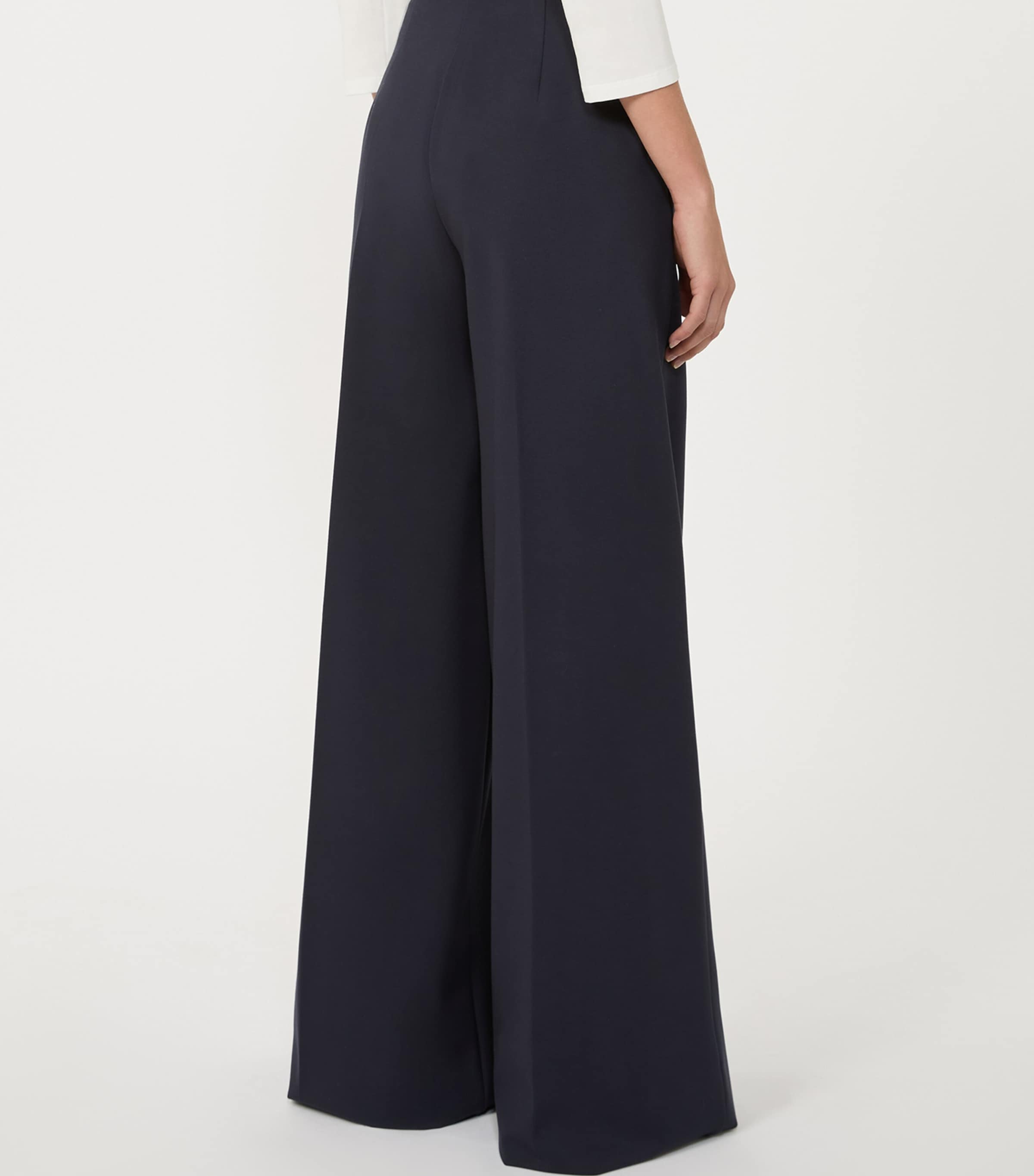 Jersey Wide-Leg Trousers ULTRAMARINE Image 4