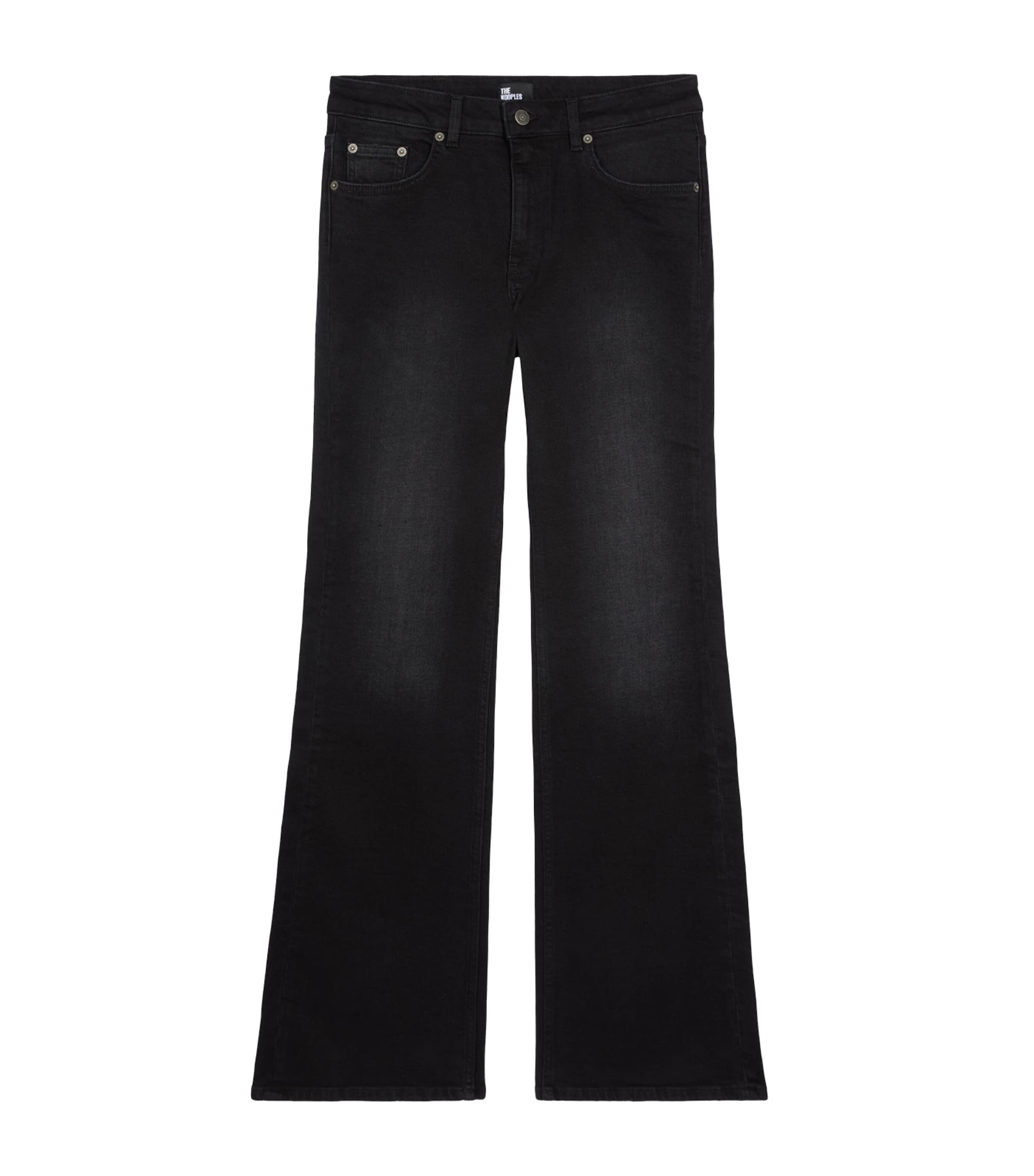 Shop The Kooples Flared Jeans In Black