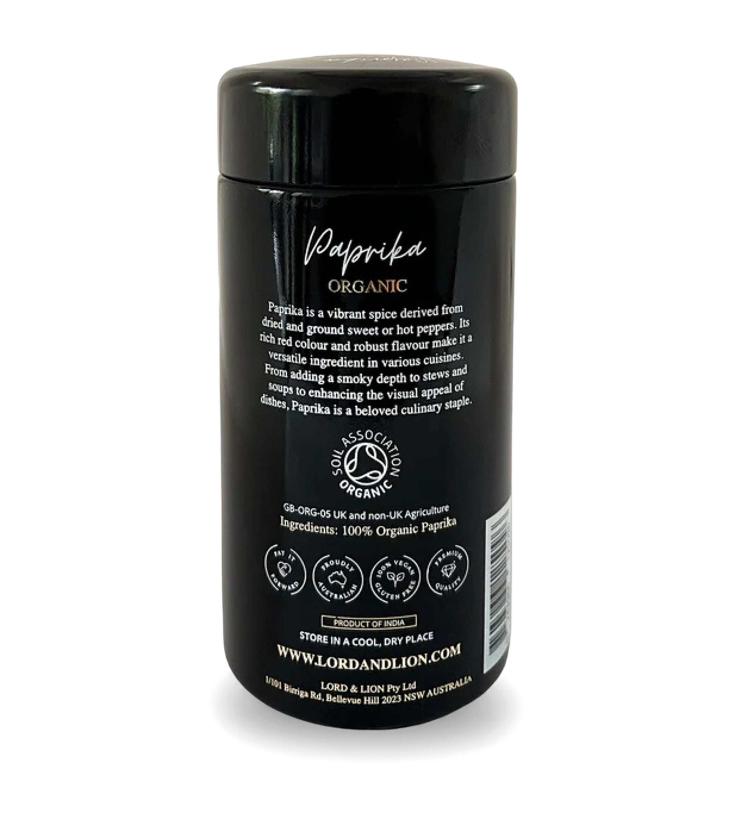 Lord & Lion Organic Paprika (65g) Image 3