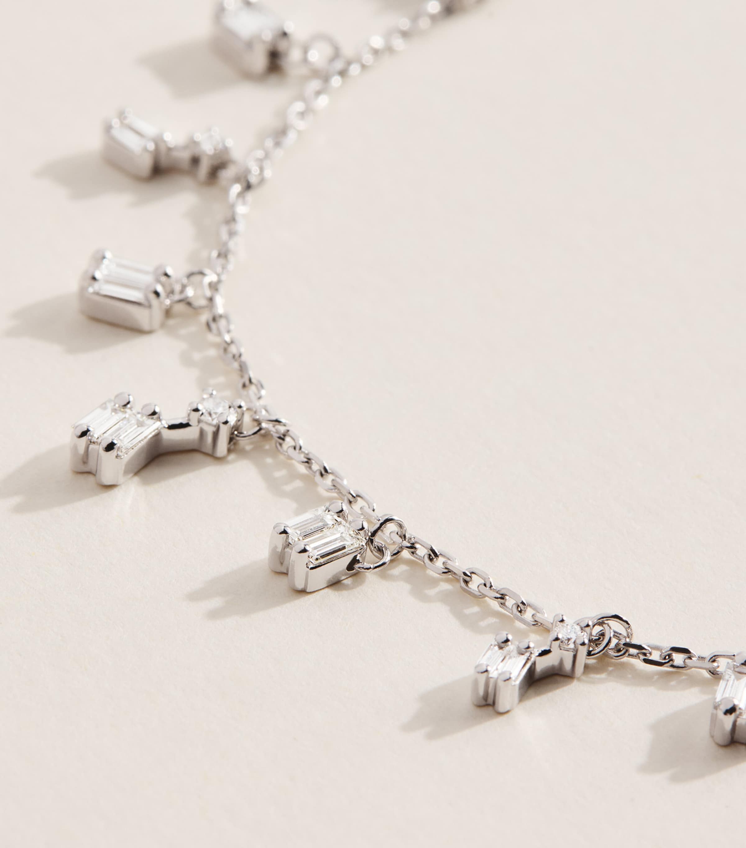 Suzanne Kalan White Gold and Diamond Classic Cascade Necklace Wg/wd Image 4