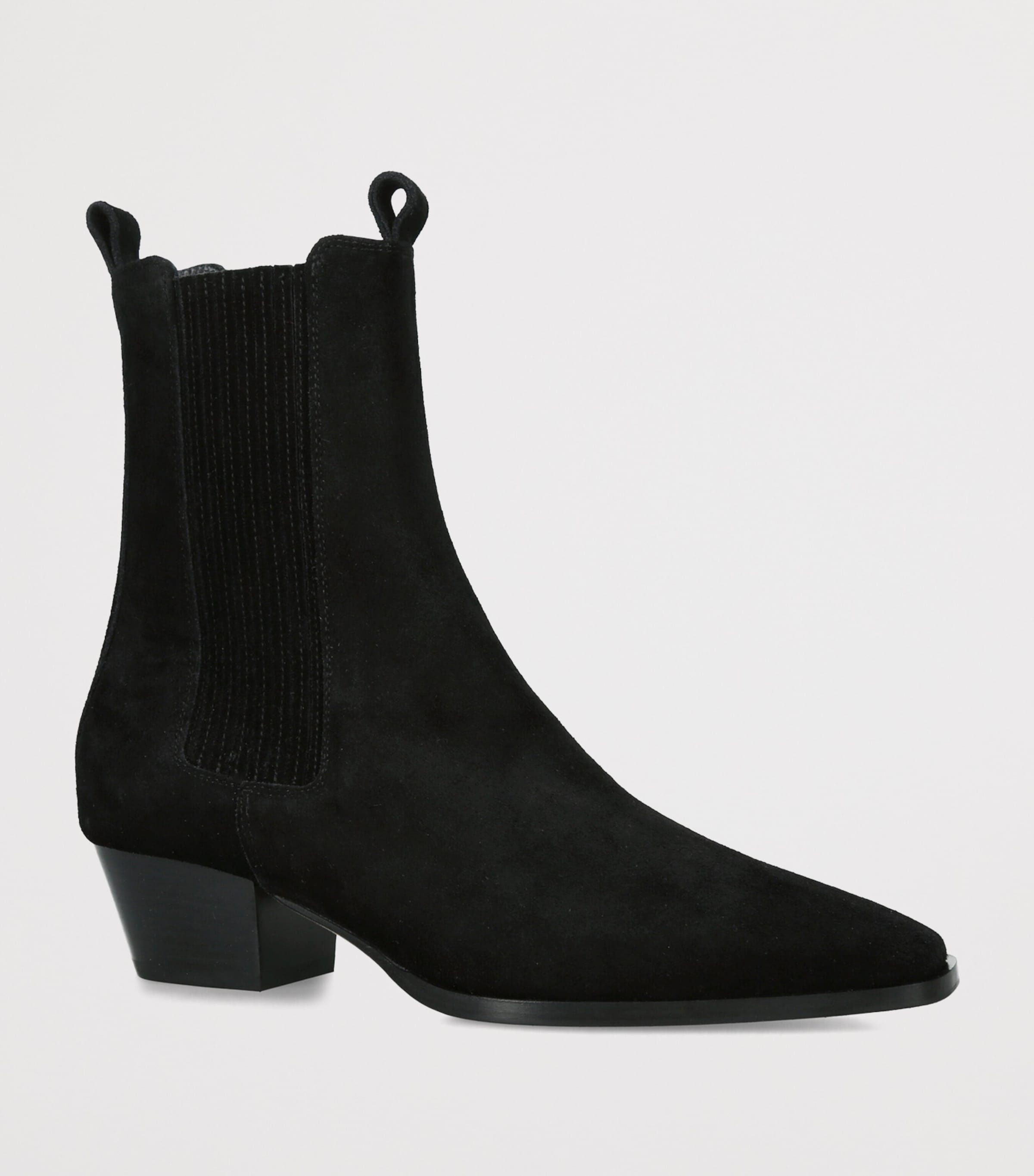 aeyde Suede Agata Ankle Boots 40 Black Image 2