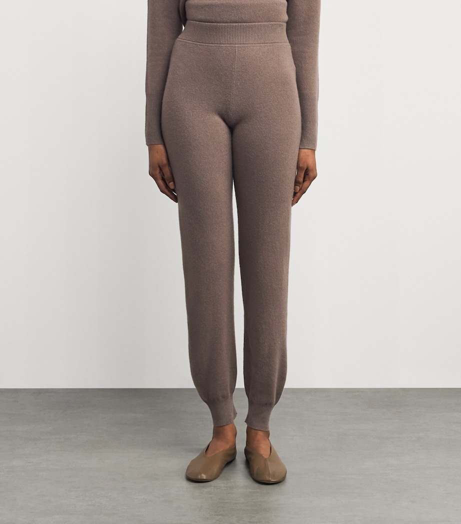Cashmere-Blend Sweatpants MUSHROOM Image 3