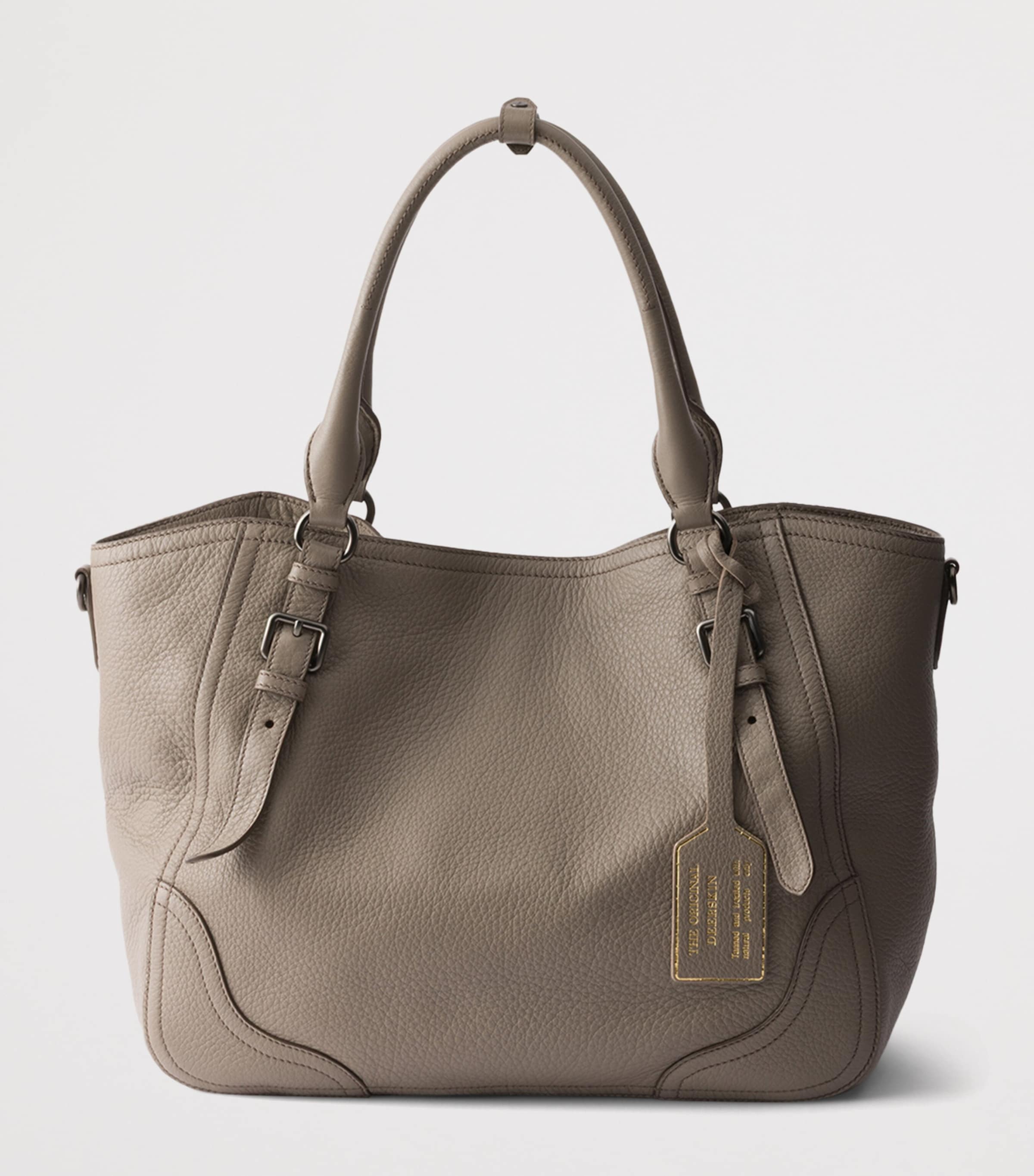 Large Leather Tote Bag F0572 Image 4