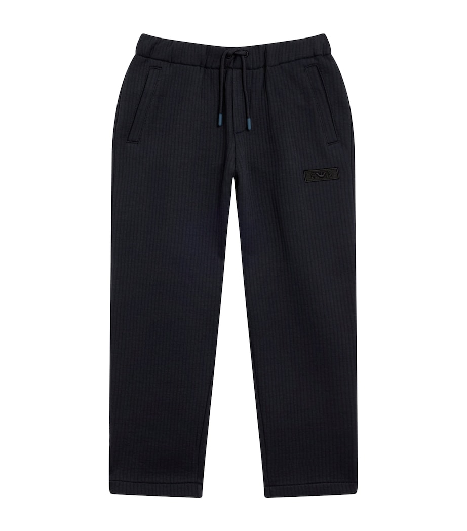 Cotton-Blend Jersey Pinstripe Sweatpants (4-16 Years) UB118ICONIC 0920 NVY Image 1
