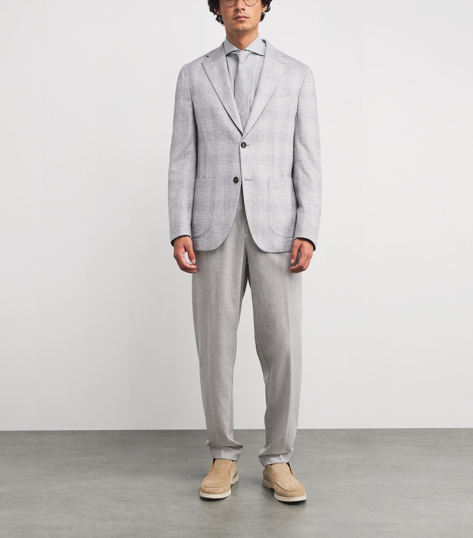 Wool-Cashmere Trousers GRIGIO CHIARO MELANG Image 2