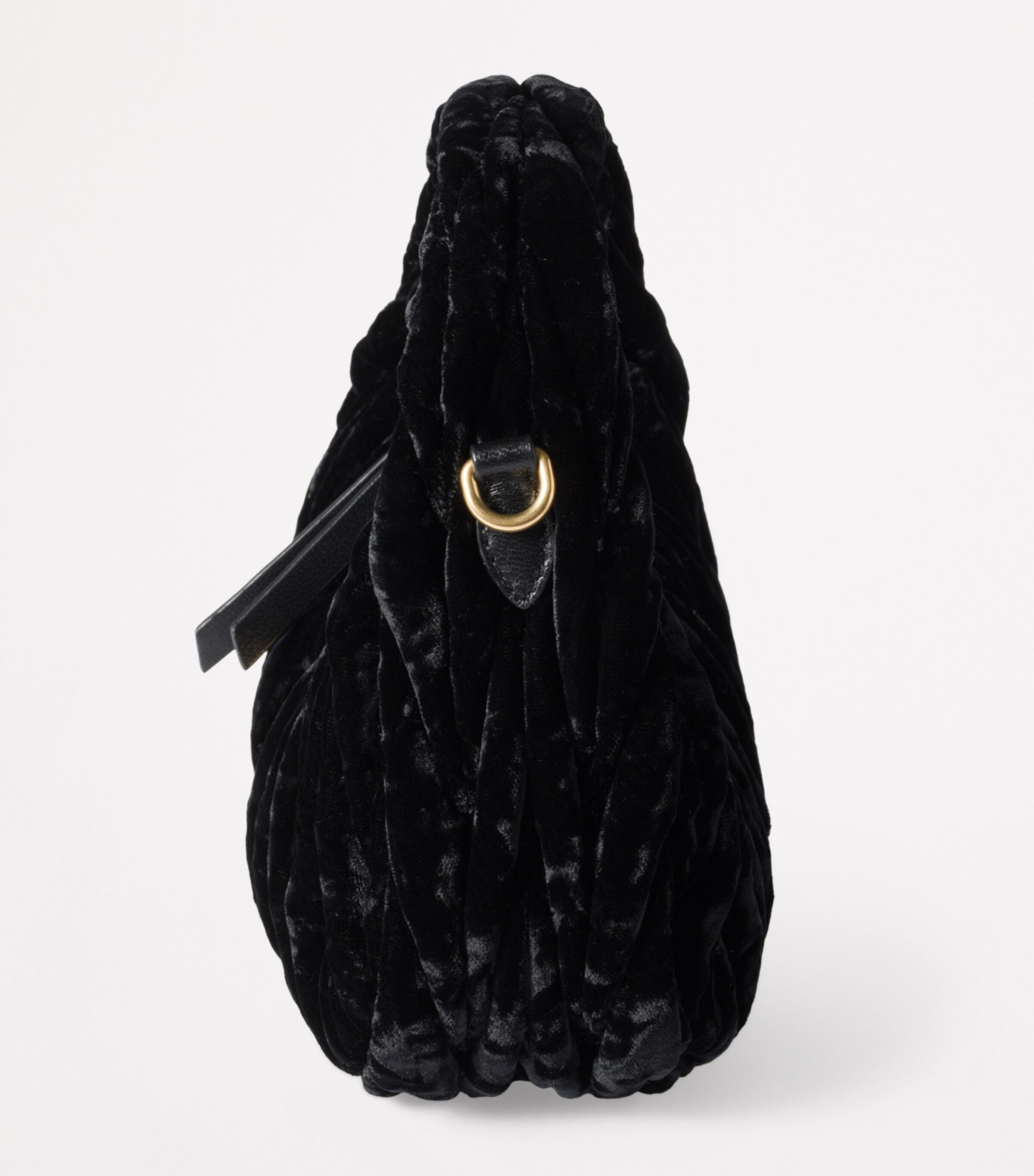 Miu Miu Black Mini Velvet Wander Top-Handle Bag | Harrods UK