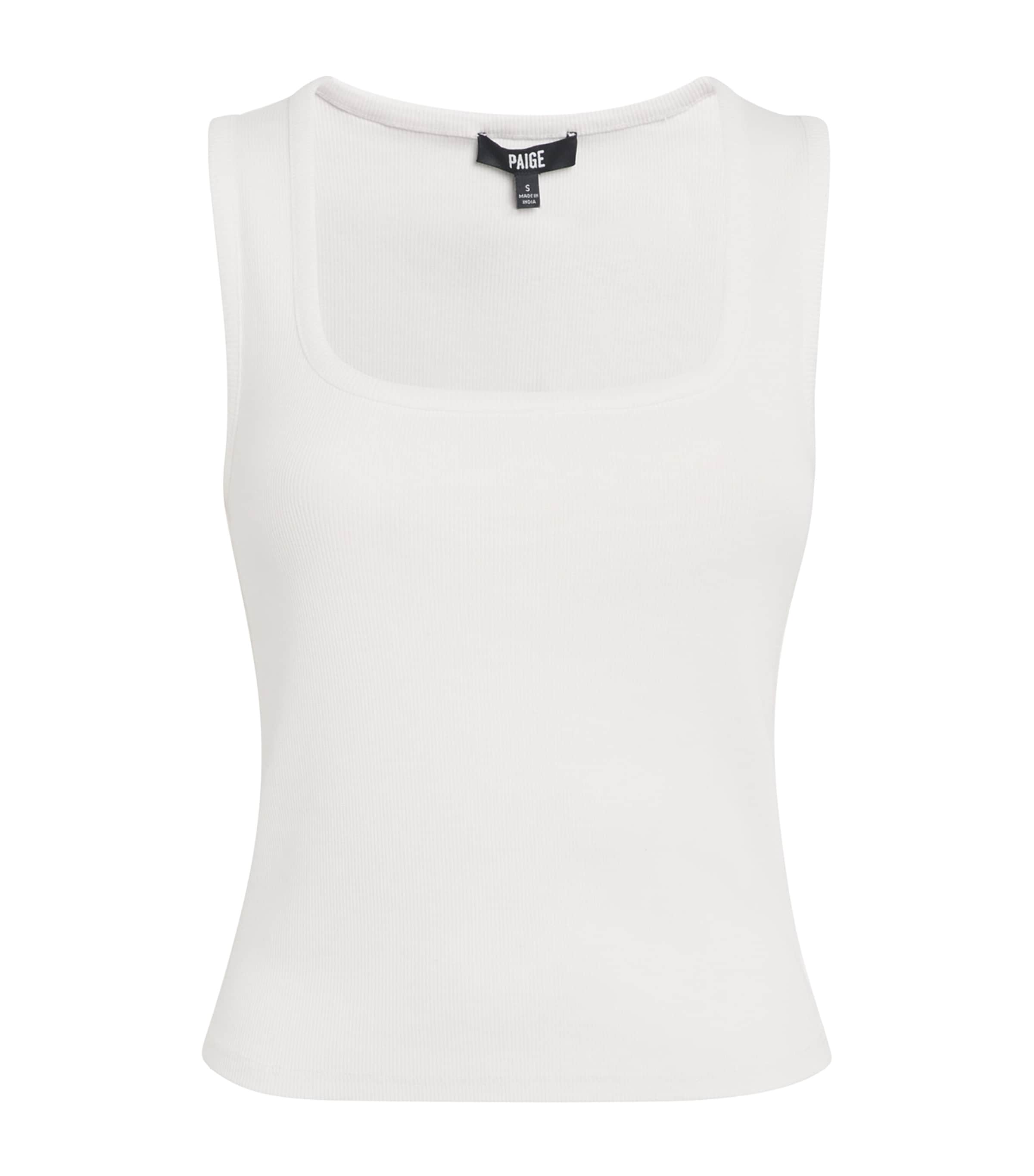 Paige Amanita Tank Top In White