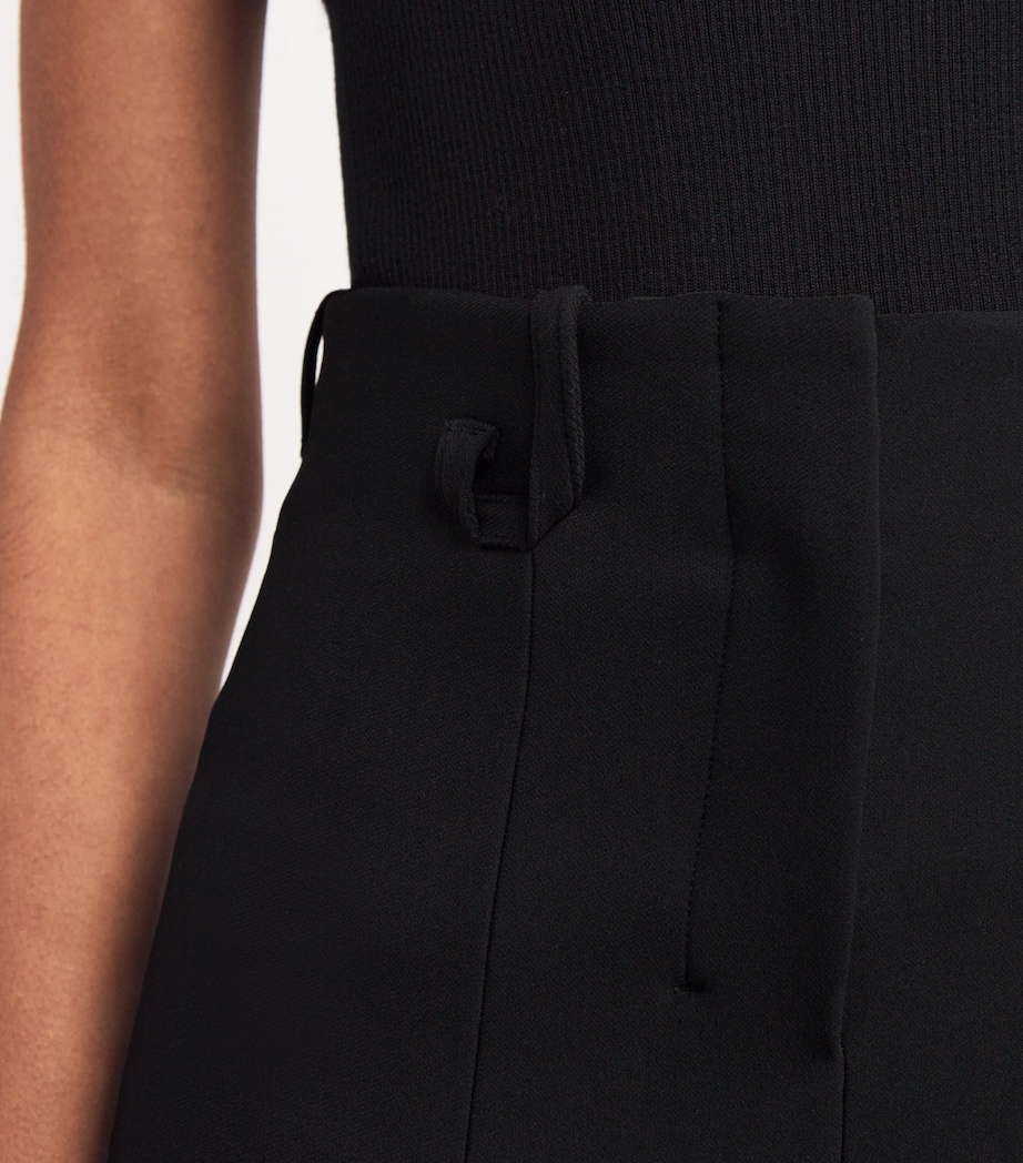 Capri High-Waist Trousers 990 BLACK Image 6