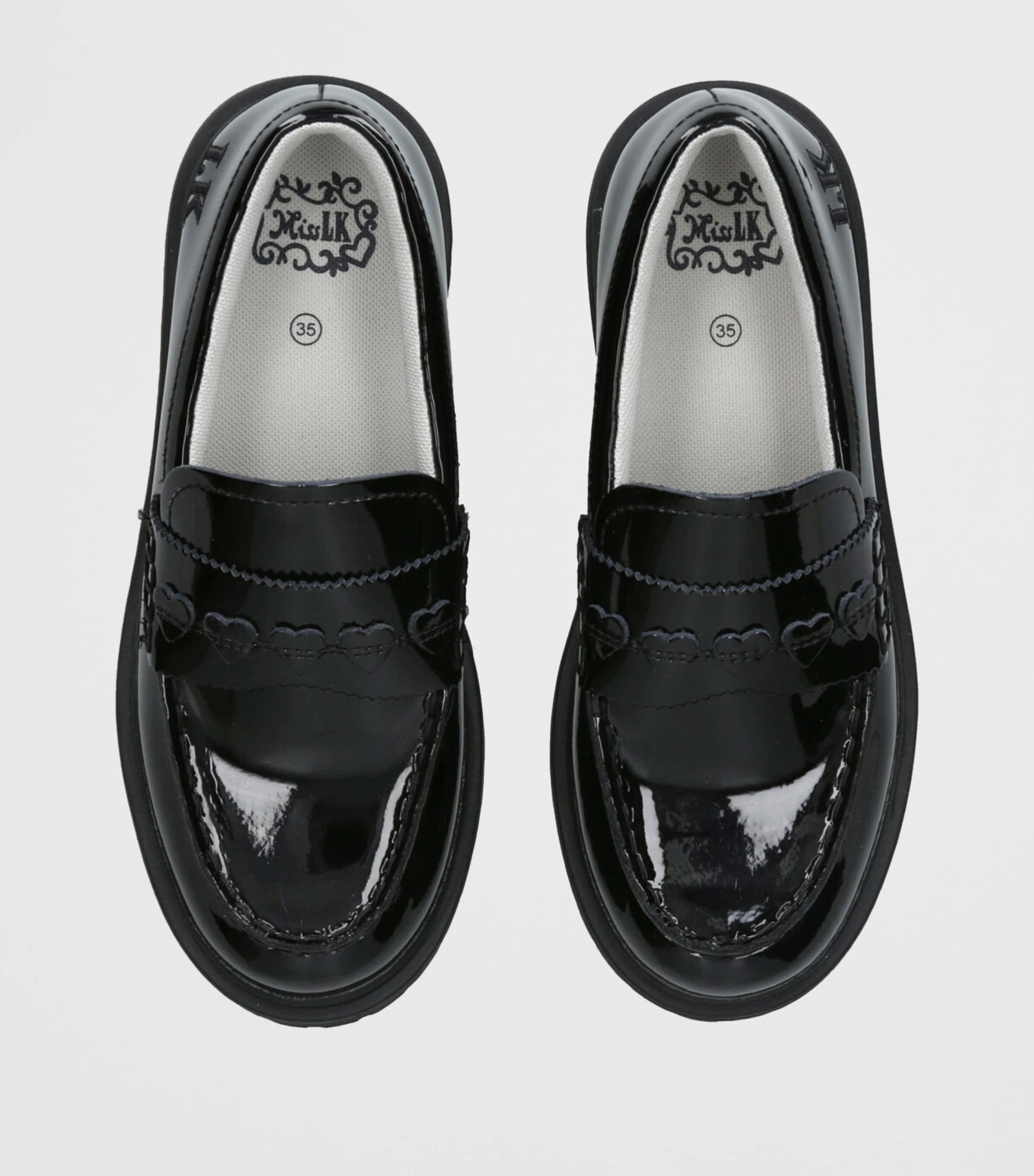 Lelli Kelly Patent Leather Clara Loafers Black Image 4