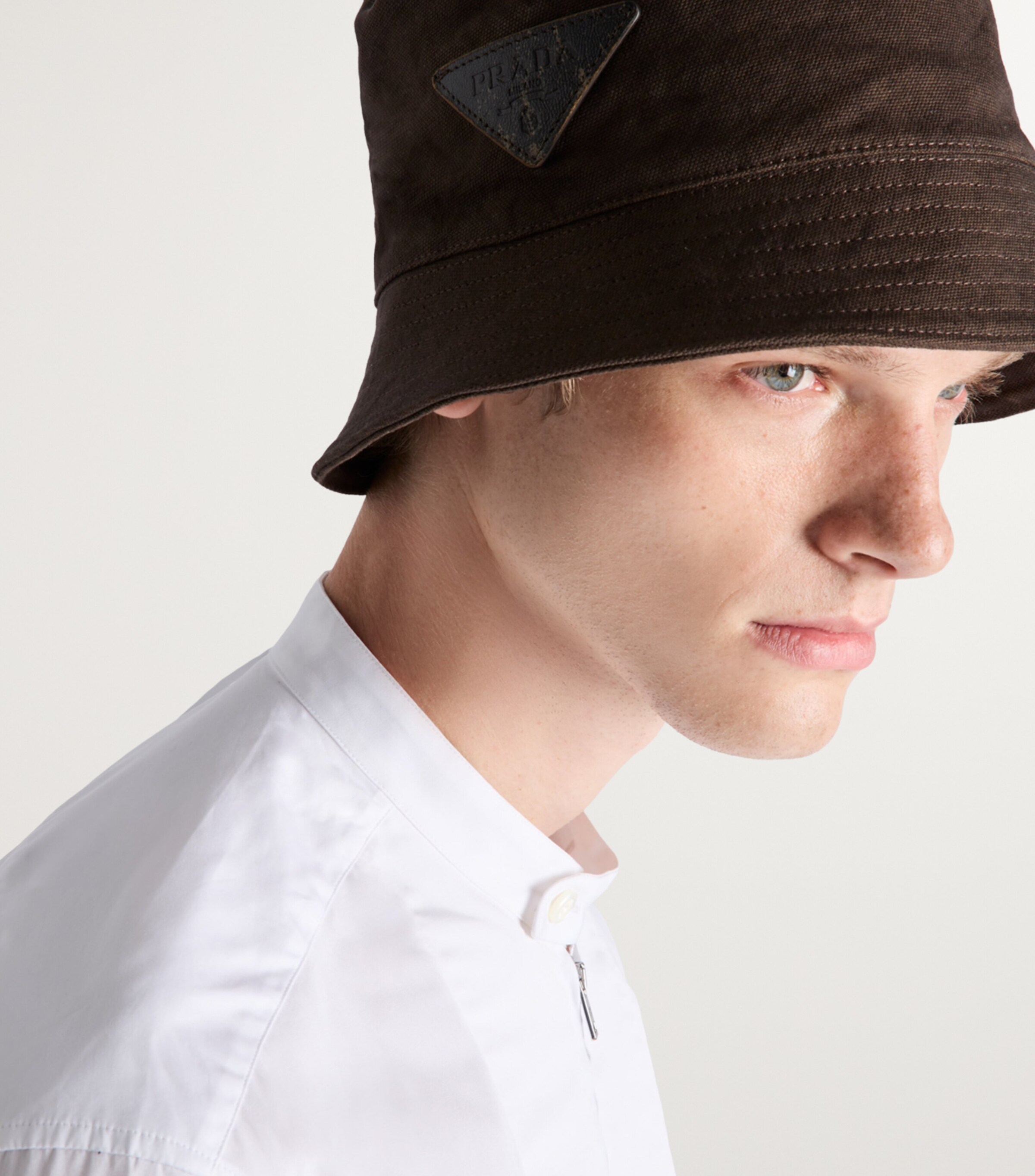 Cotton Triangle Bucket Hat F0027 Image 2
