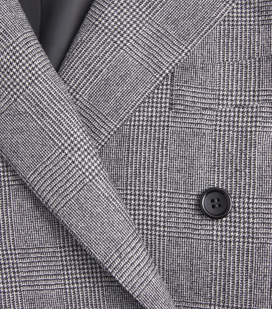 Canali Mens Wool Check 2-Piece Suit Image 6