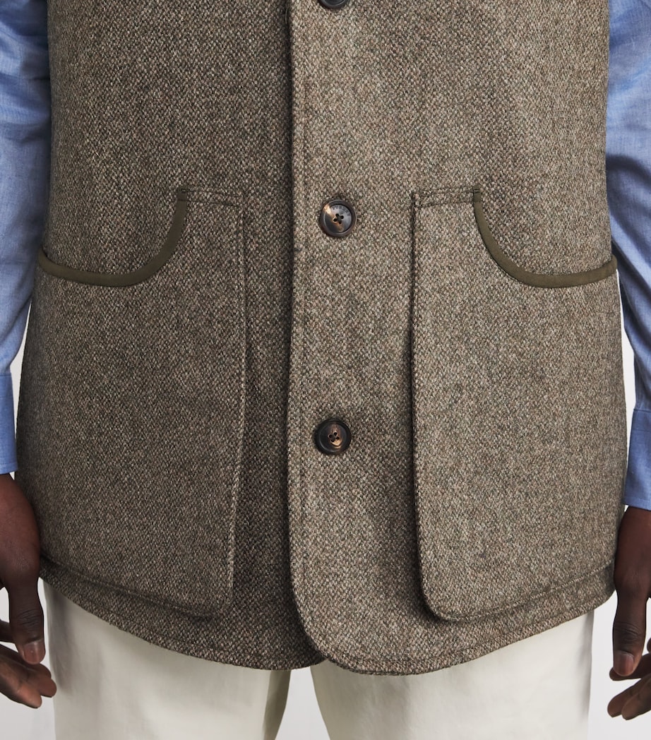 Tweed Lightweight Gilet ACORN Image 6