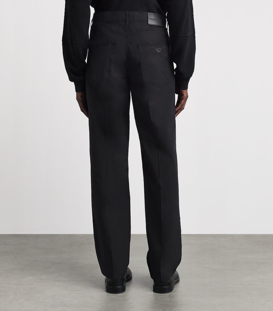 Emporio Armani Mens Cotton Cargo Trousers Image 5