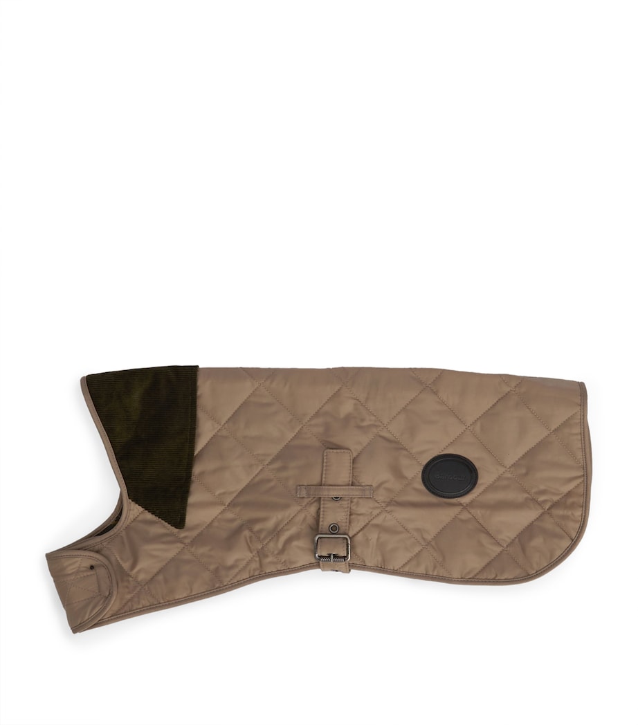 Quilted Dog Coat (Large) SAND Image 1