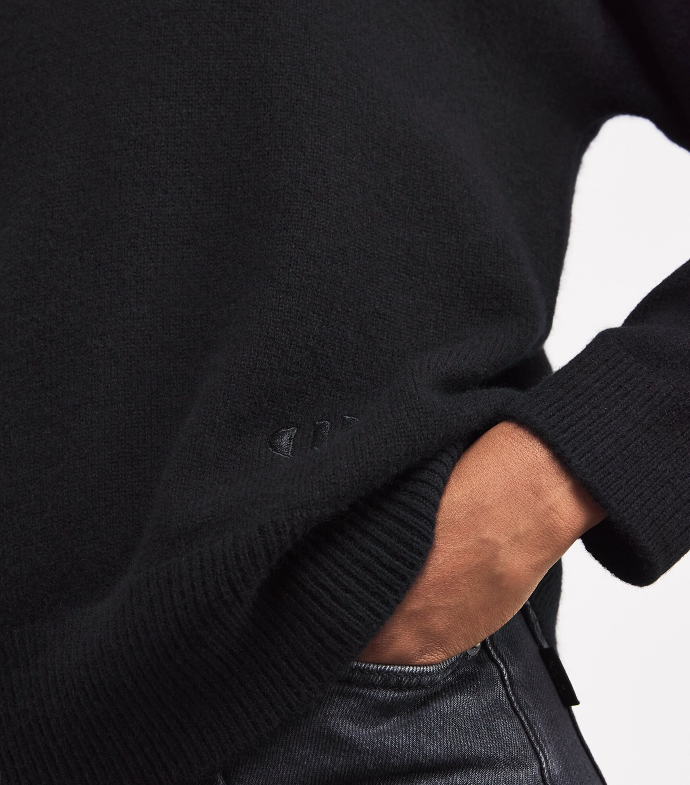 Cashmere Sweater BLACK Image 6