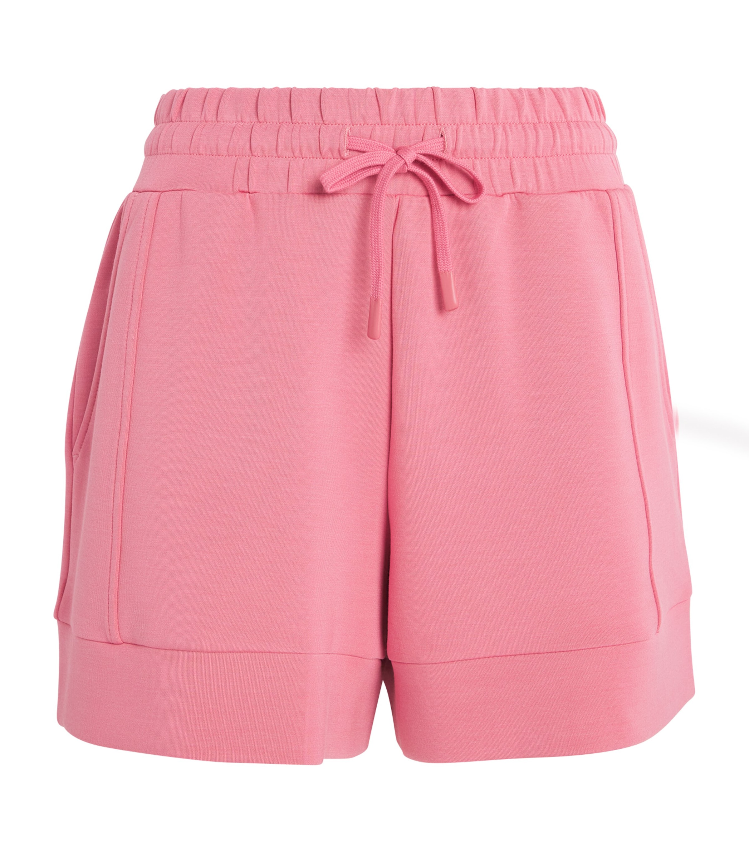 Varley Atrium High-rise Jersey Shorts In Pink