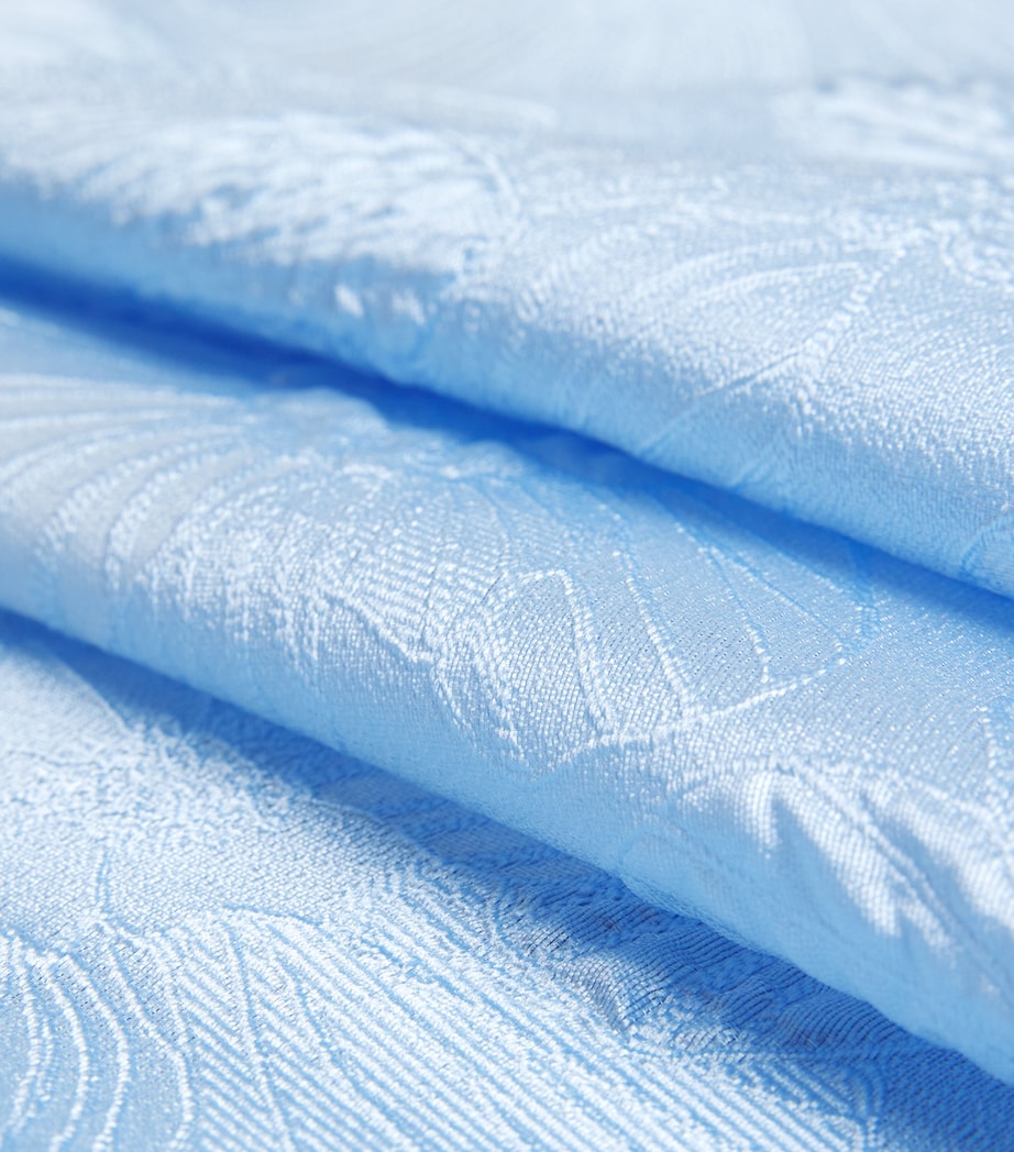 Draped One-Shoulder Gown 422 SKY Image 5