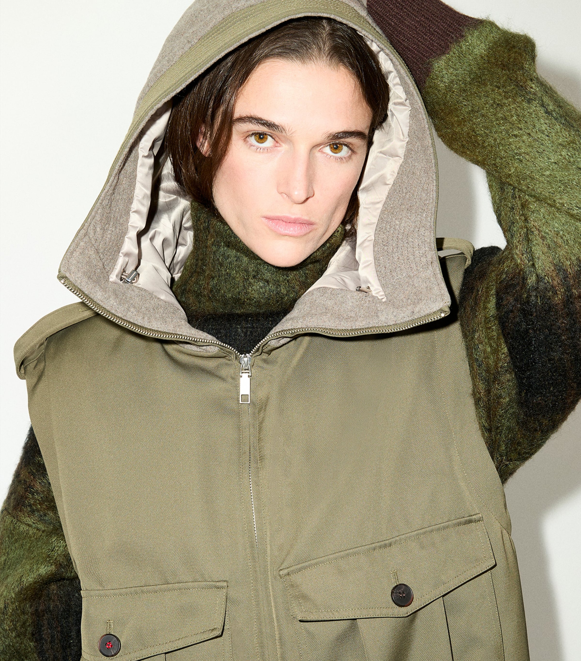 MAX&Co. Womens Utility Gilet Kaki Image 4