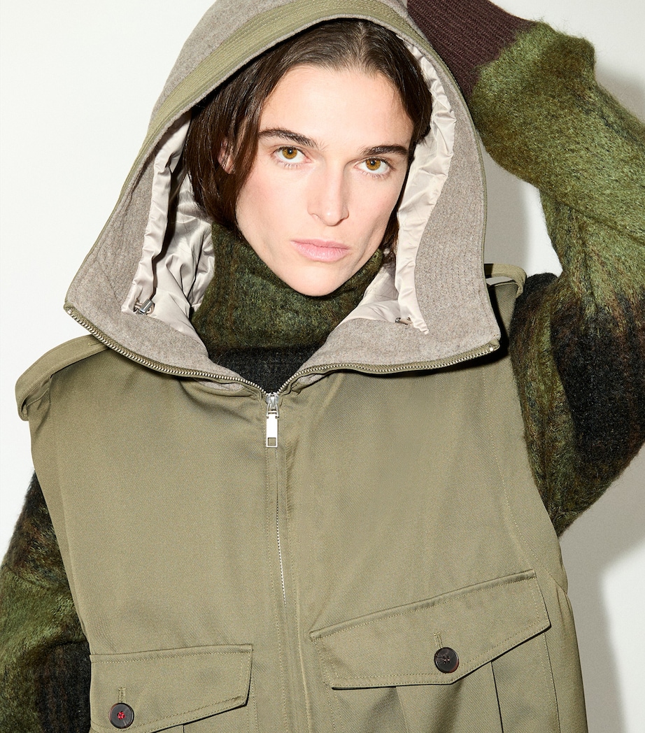 MAX&Co. Womens Utility Gilet Kaki Image 4