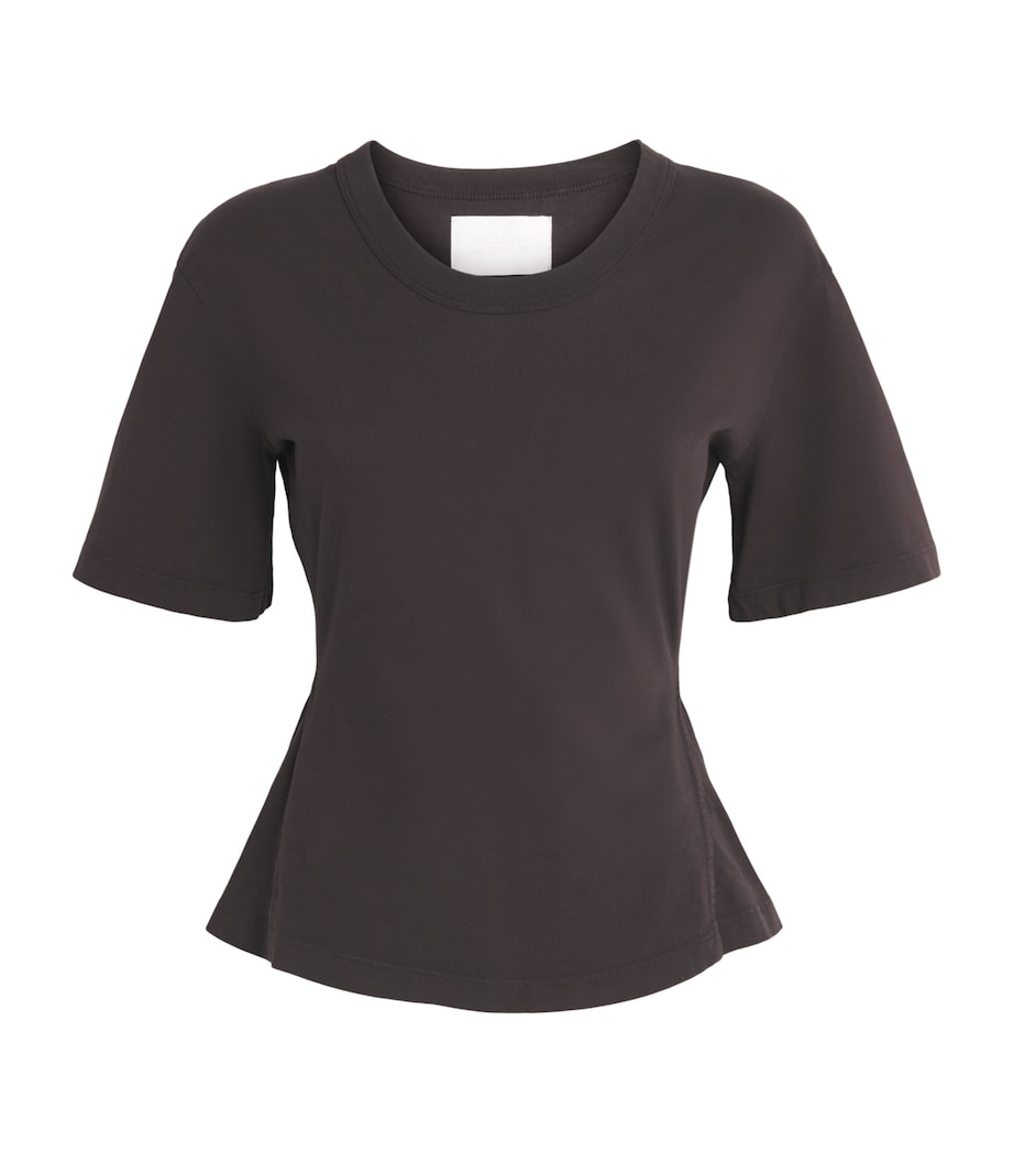 Citizens of Humanity Womens Rework Men’s T-Shirt Chocolate (brown) Image 1