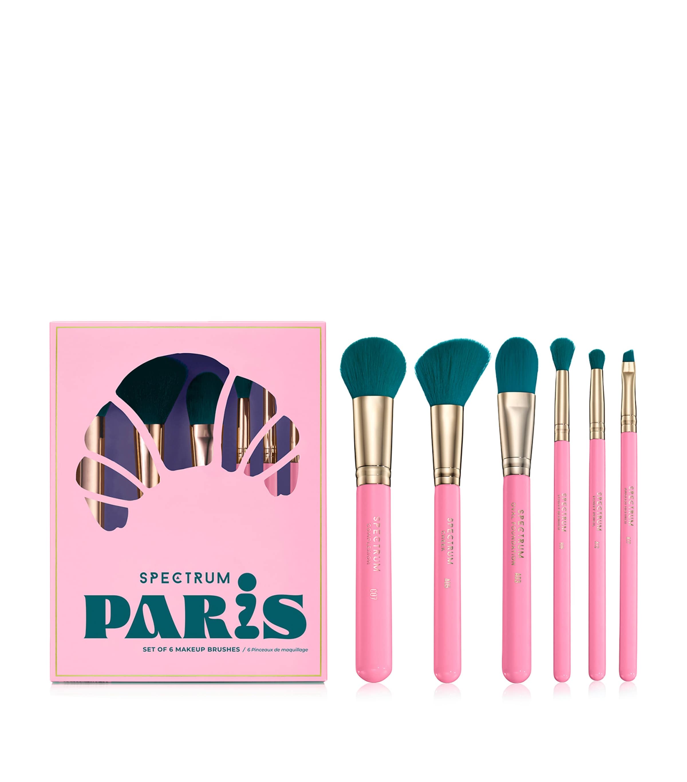 Spectrum Paris Travel Book Brush Set In White