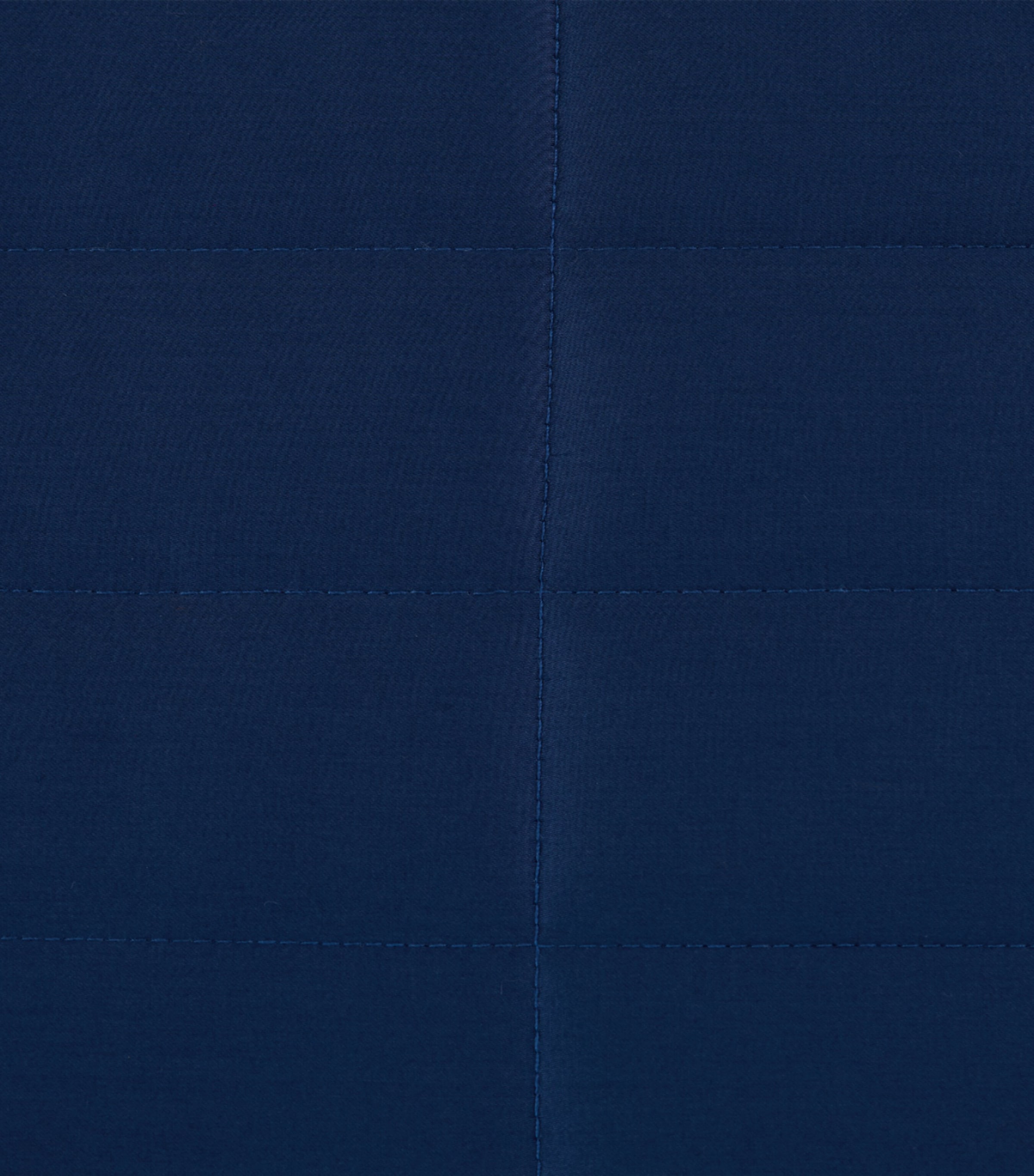 Frette Rectangular Light Bold Quilt Indigo Blue Image 4