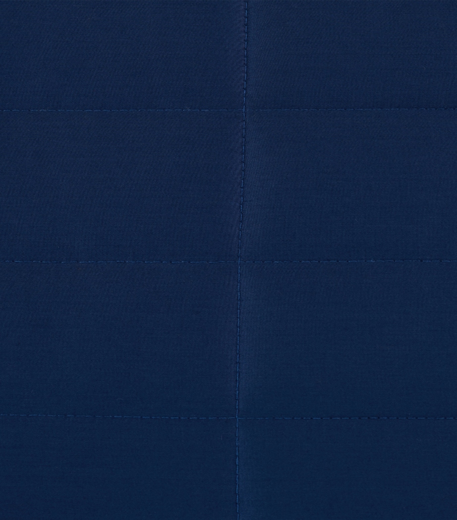 Frette Rectangular Light Bold Quilt Indigo Blue Image 4