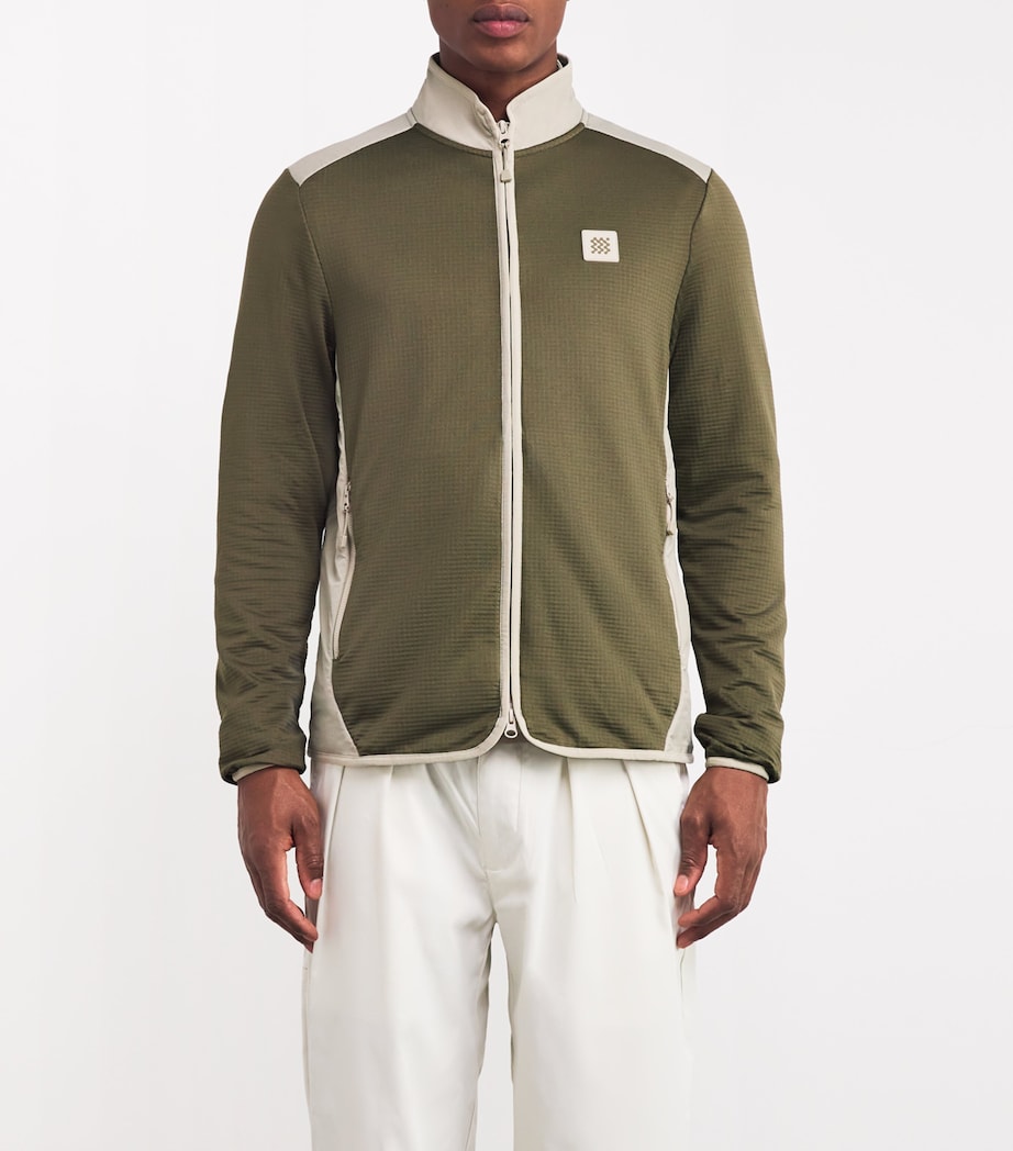 Hybrid Mid-Layer Sweater DARK OLIVE Image 3